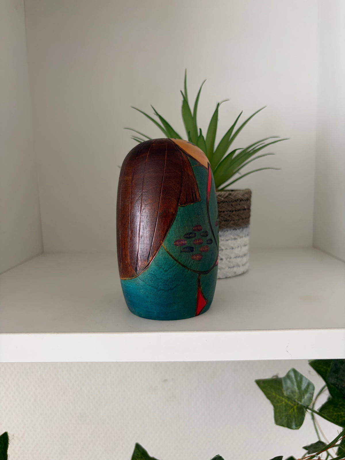 Vintage Gumma kokeshi by Kunio Miyagawa (1933-)