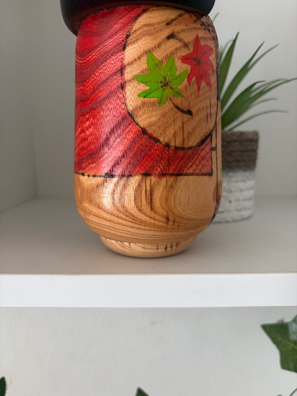 Vintage Gumma kokeshi by Kunio Miyagawa (1933-)