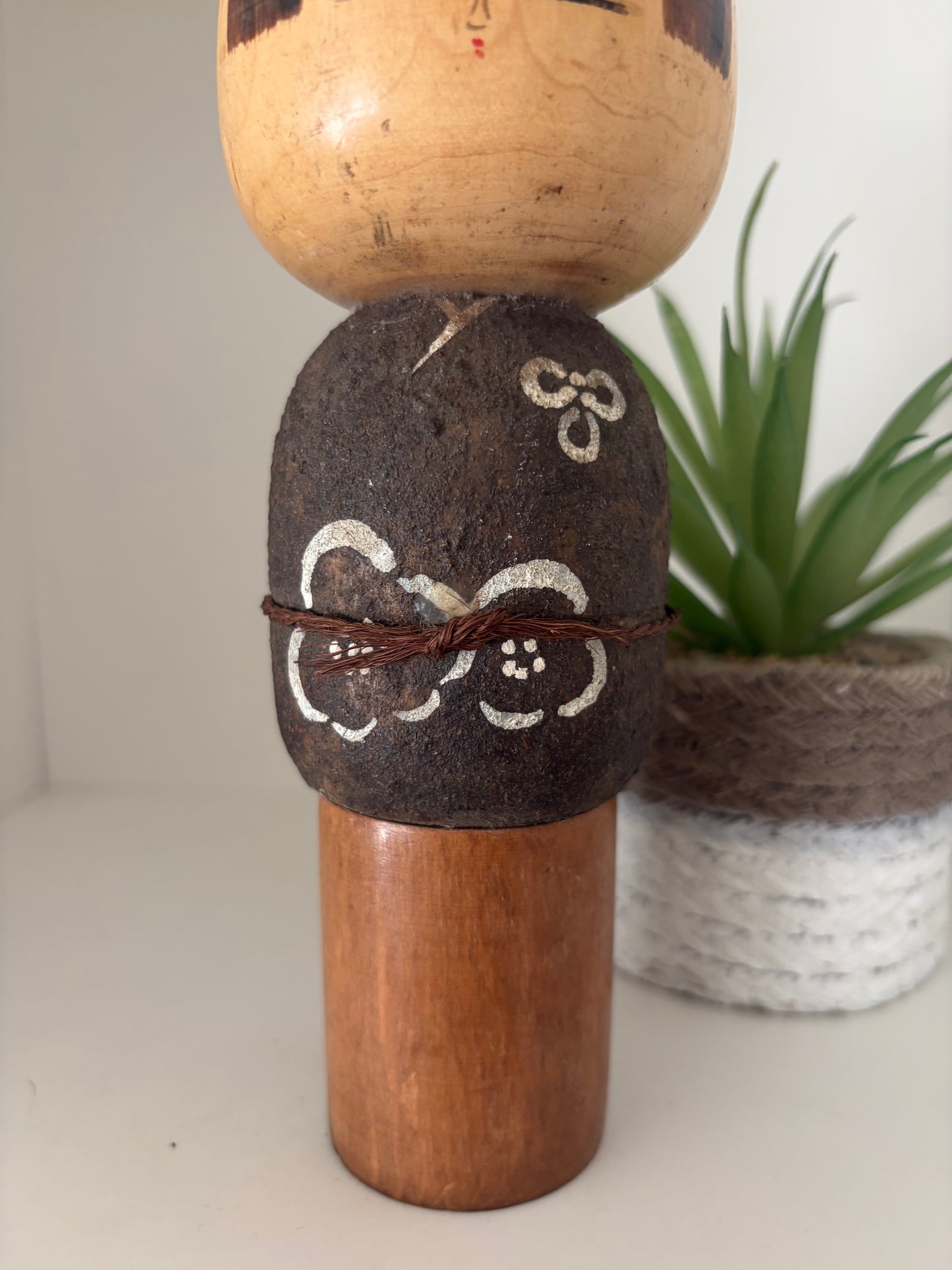 Vintage Sosaku kokeshi by Kiyohara Takao