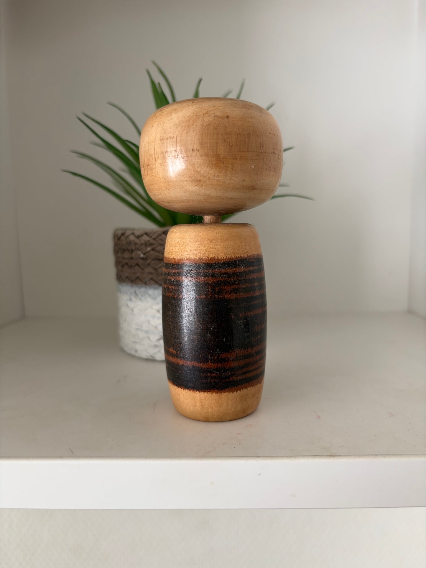 Rare Vintage Creative Kokeshi by renowned artisan Ikuyoshi Yokozuka