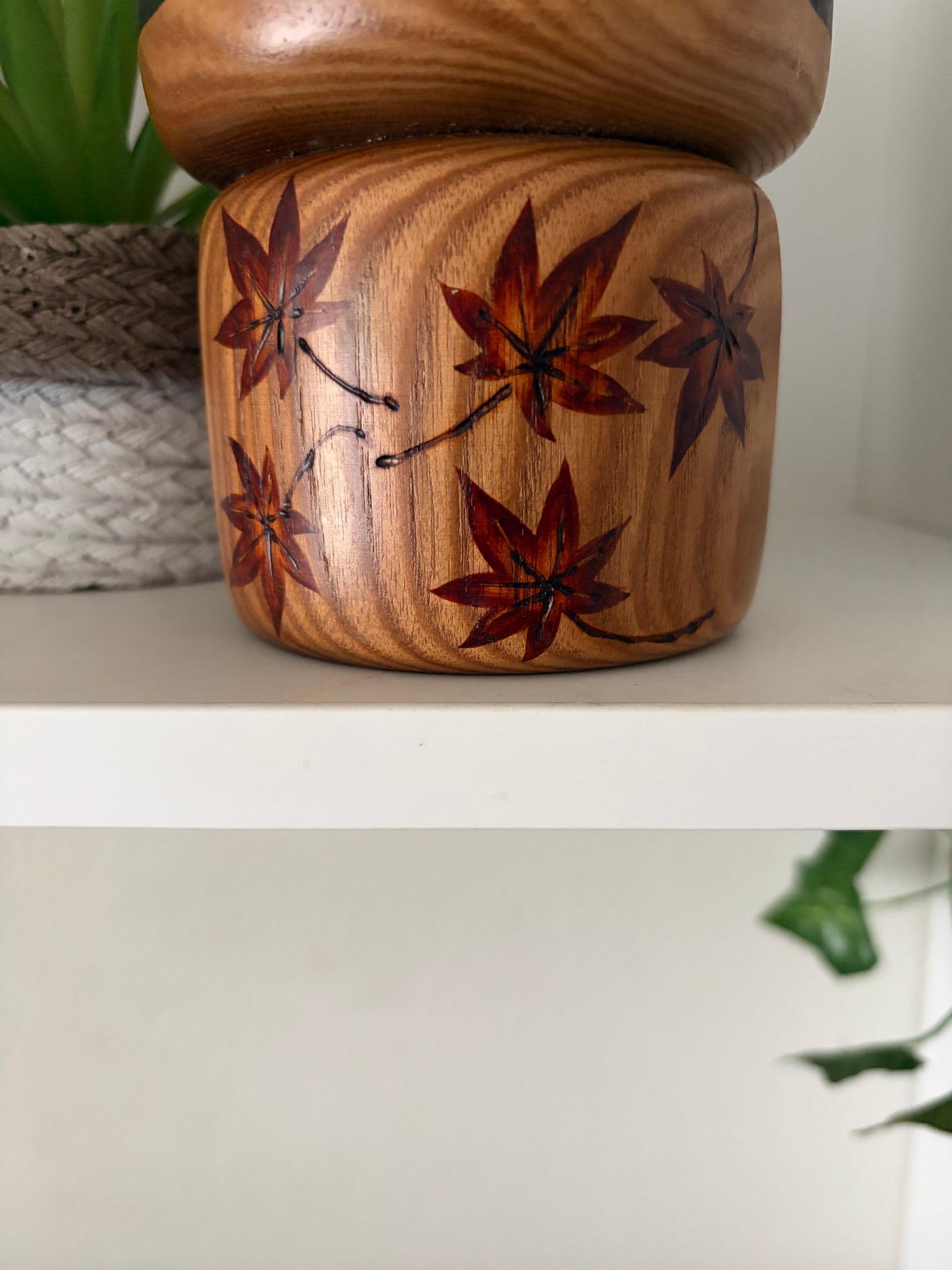 Vintage Gumma Kokeshi By Kazuo Takamizawa (1927-)