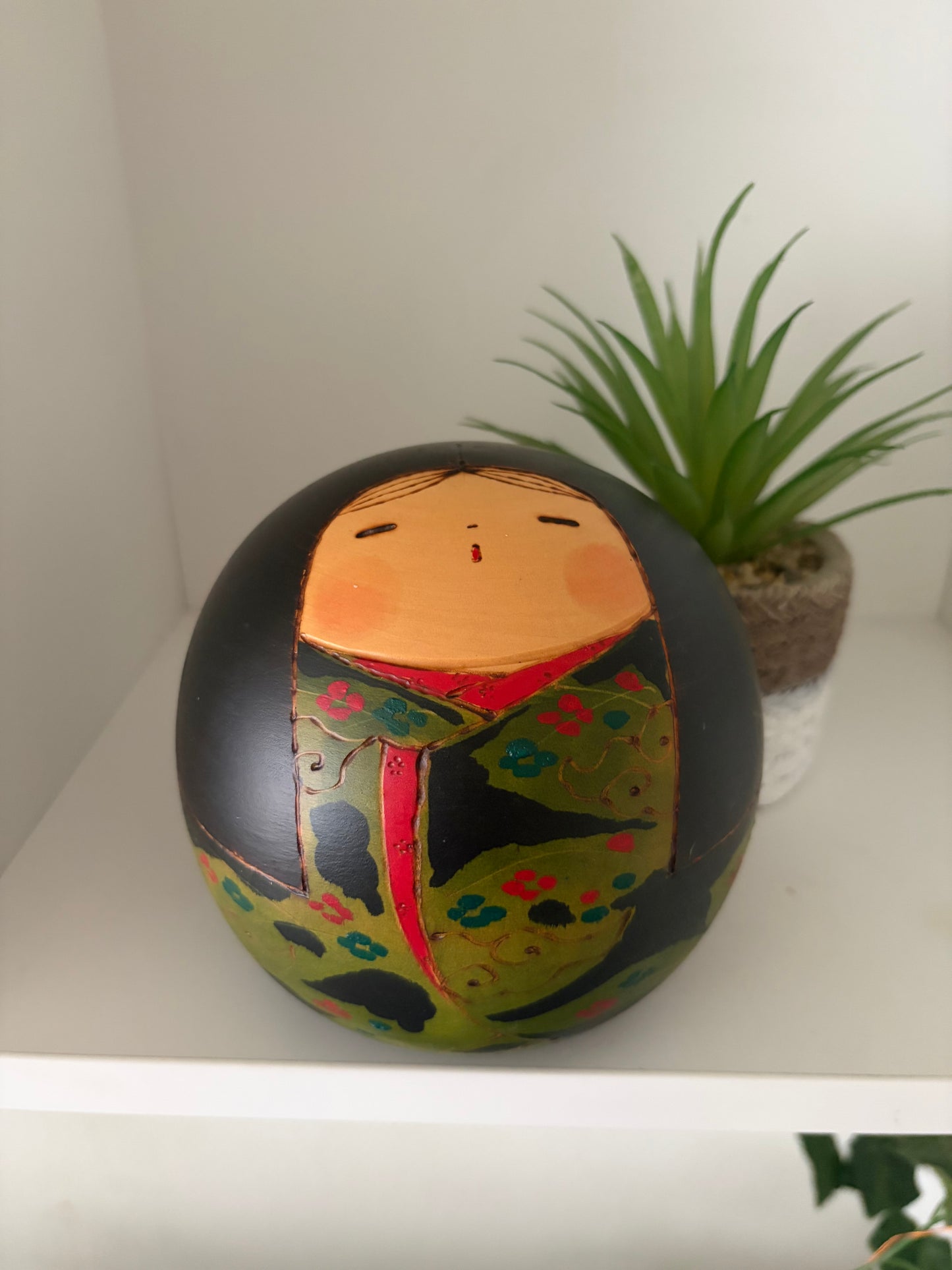 Rare Vintage Creative kokeshi by Kato Tatsuo (1940-)