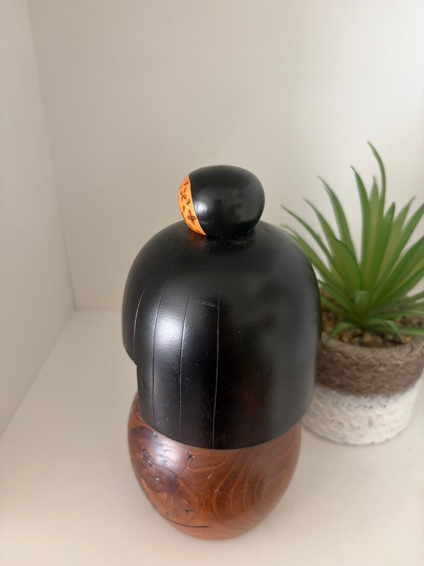 Vintage Gumma kokeshi by Kazuo Takamizawa (1927-)