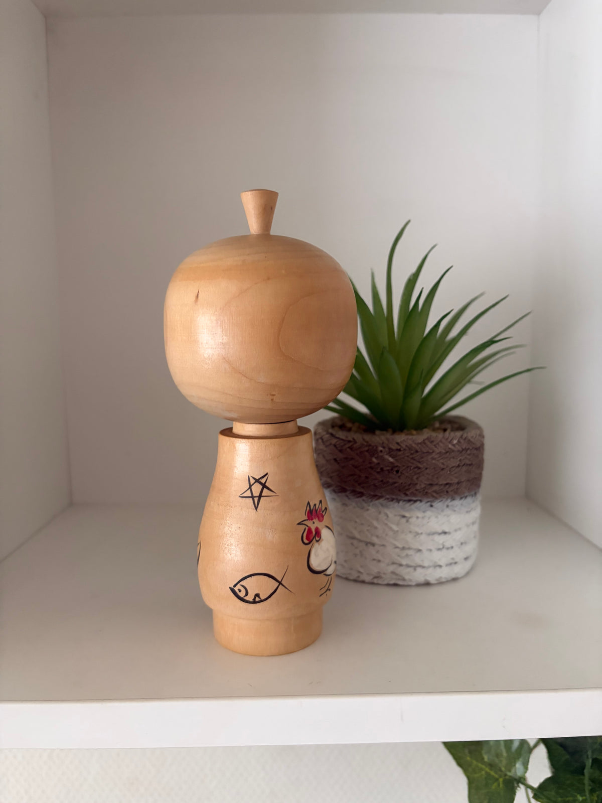 Vintage Sosaku kokeshi by Yamagishi Umeyoshi