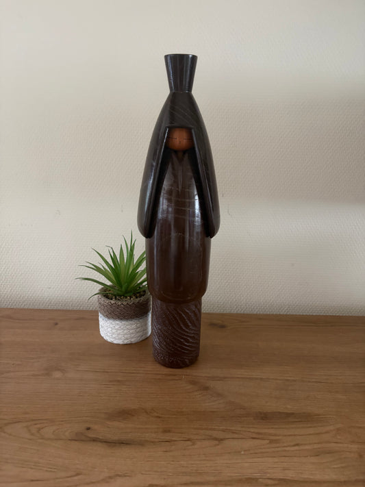 Rare Vintage Creative Kokeshi By Shido Shozan (1932-1995)
