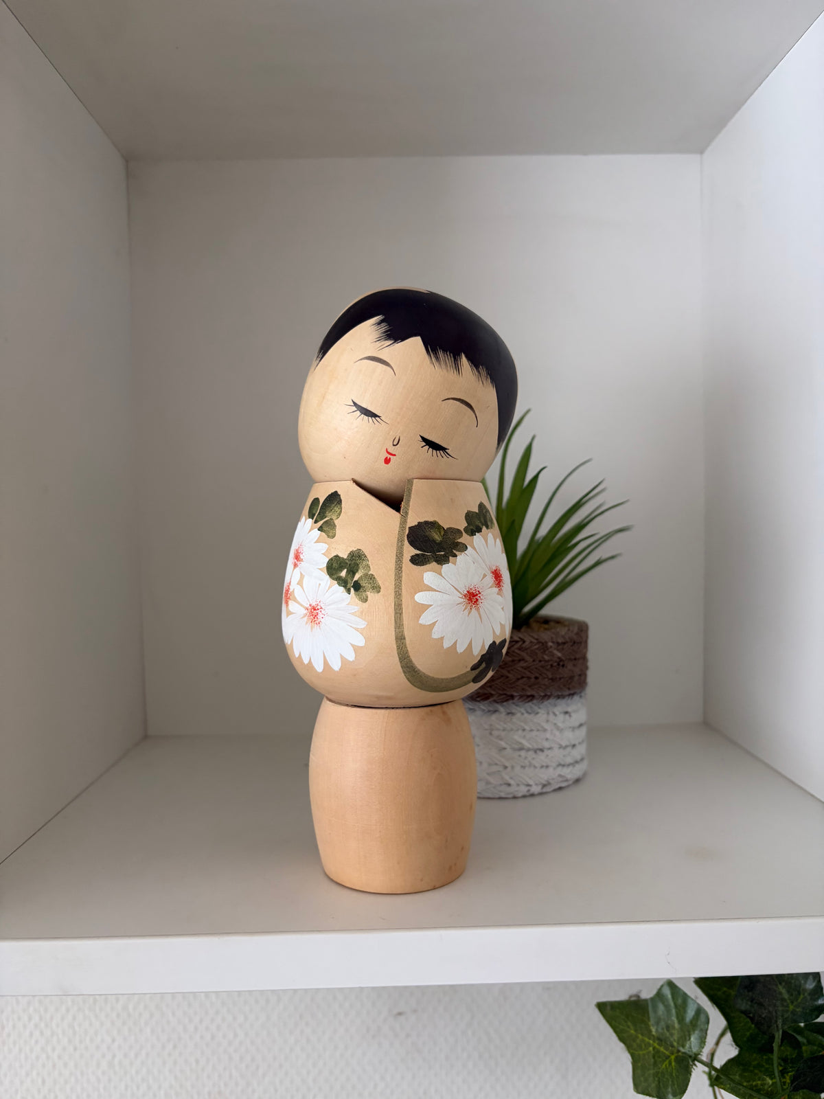 Vintage Sosaku kokeshi by Sato Kouson