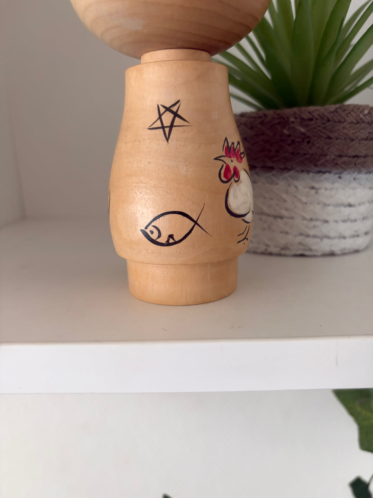 Vintage Sosaku kokeshi by Yamagishi Umeyoshi