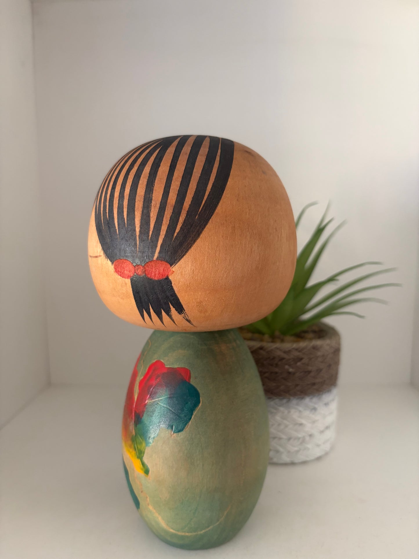 Vintage creative kokeshi by Yuji Kawase (1938-)