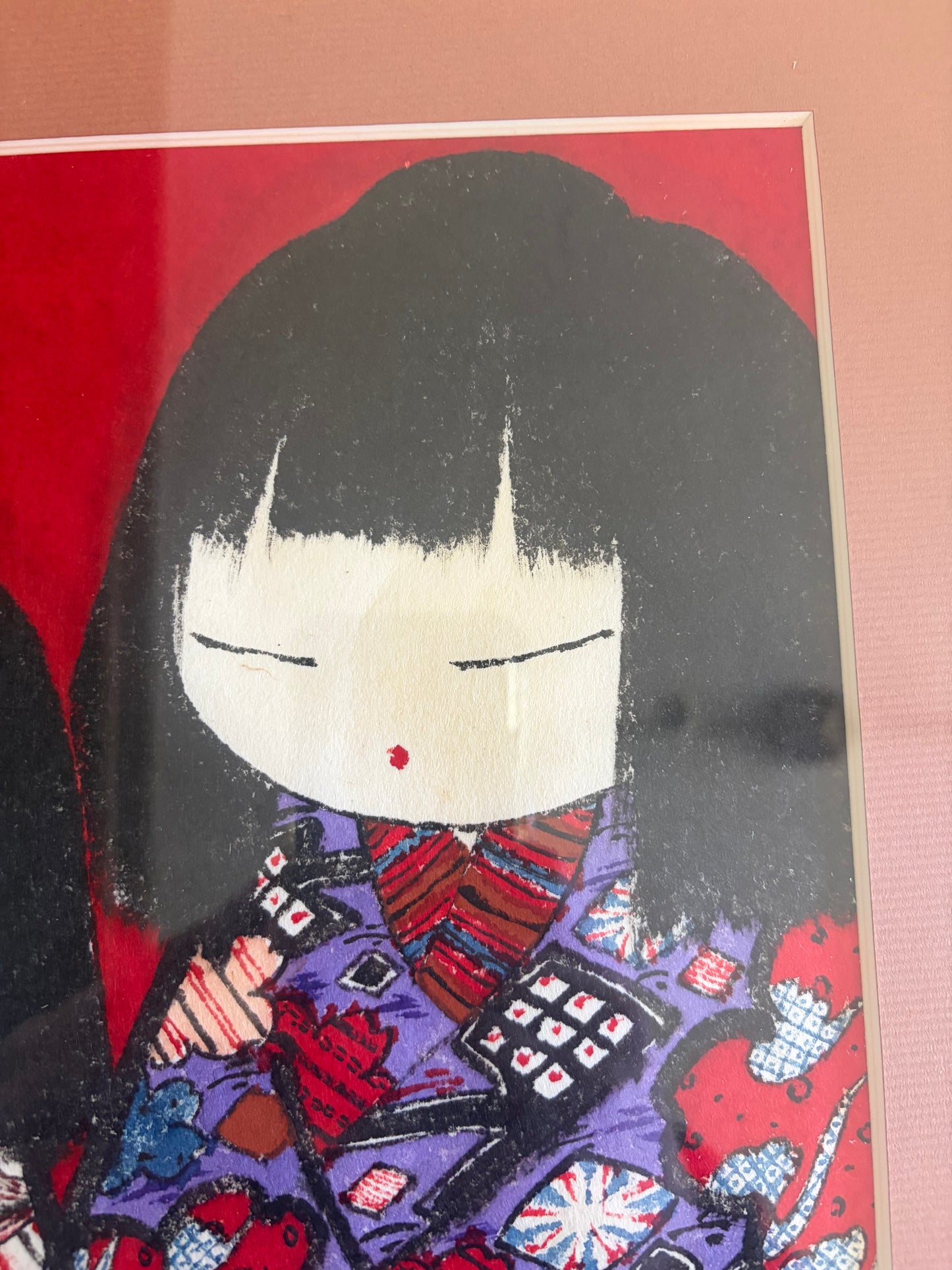 Exclusive vintage watercolor painting by Hideo Ishihara (1925-1999)