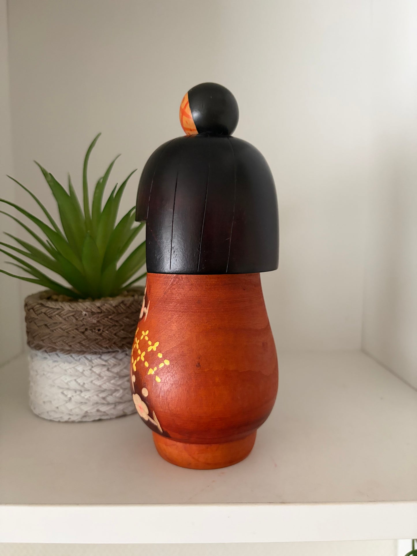 Vintage Gumma Kokeshi By Kazuo Takamizawa (1927-)