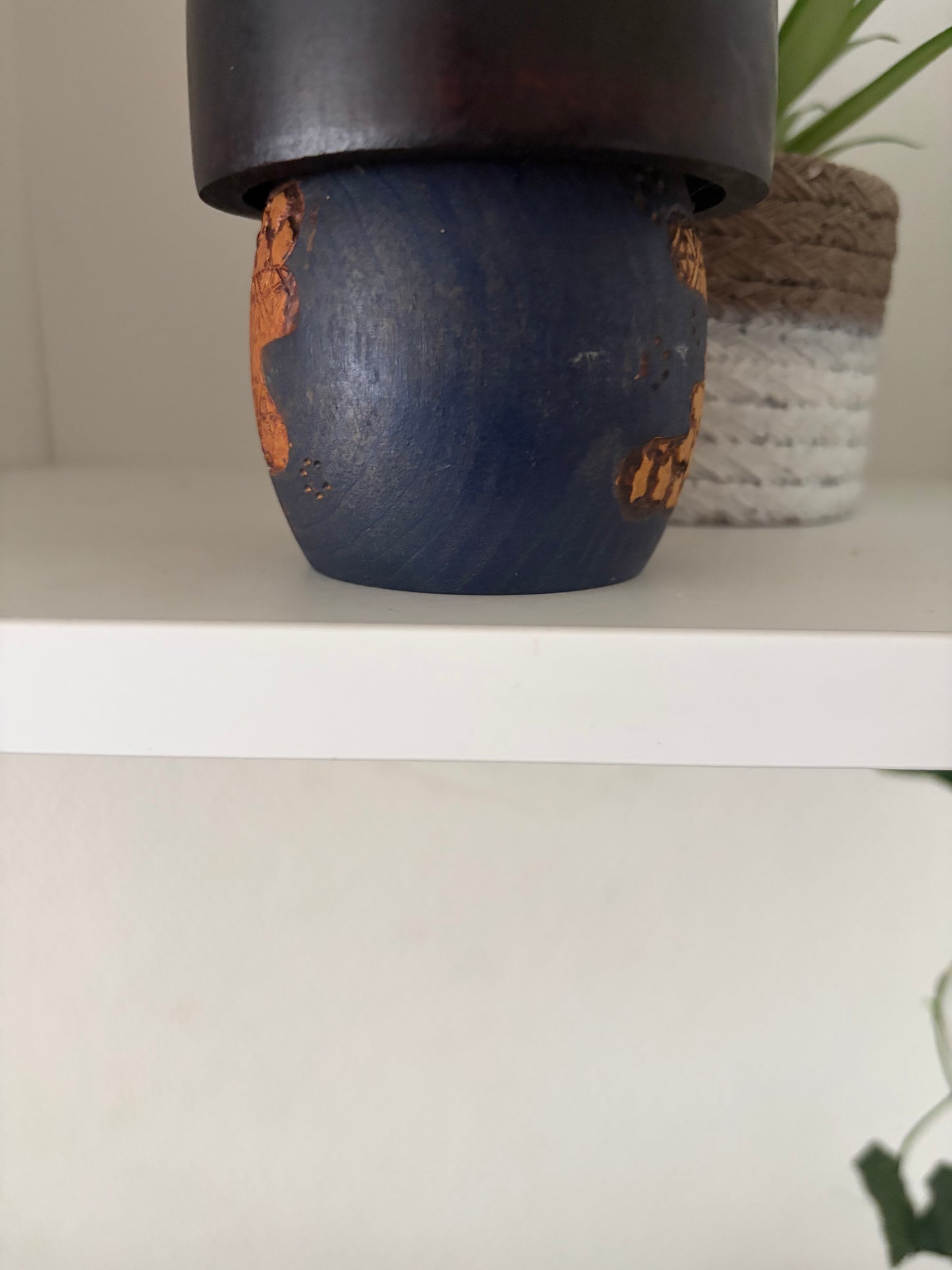 Vintage Gumma kokeshi made by Kazuo Takamizawa (1927-)