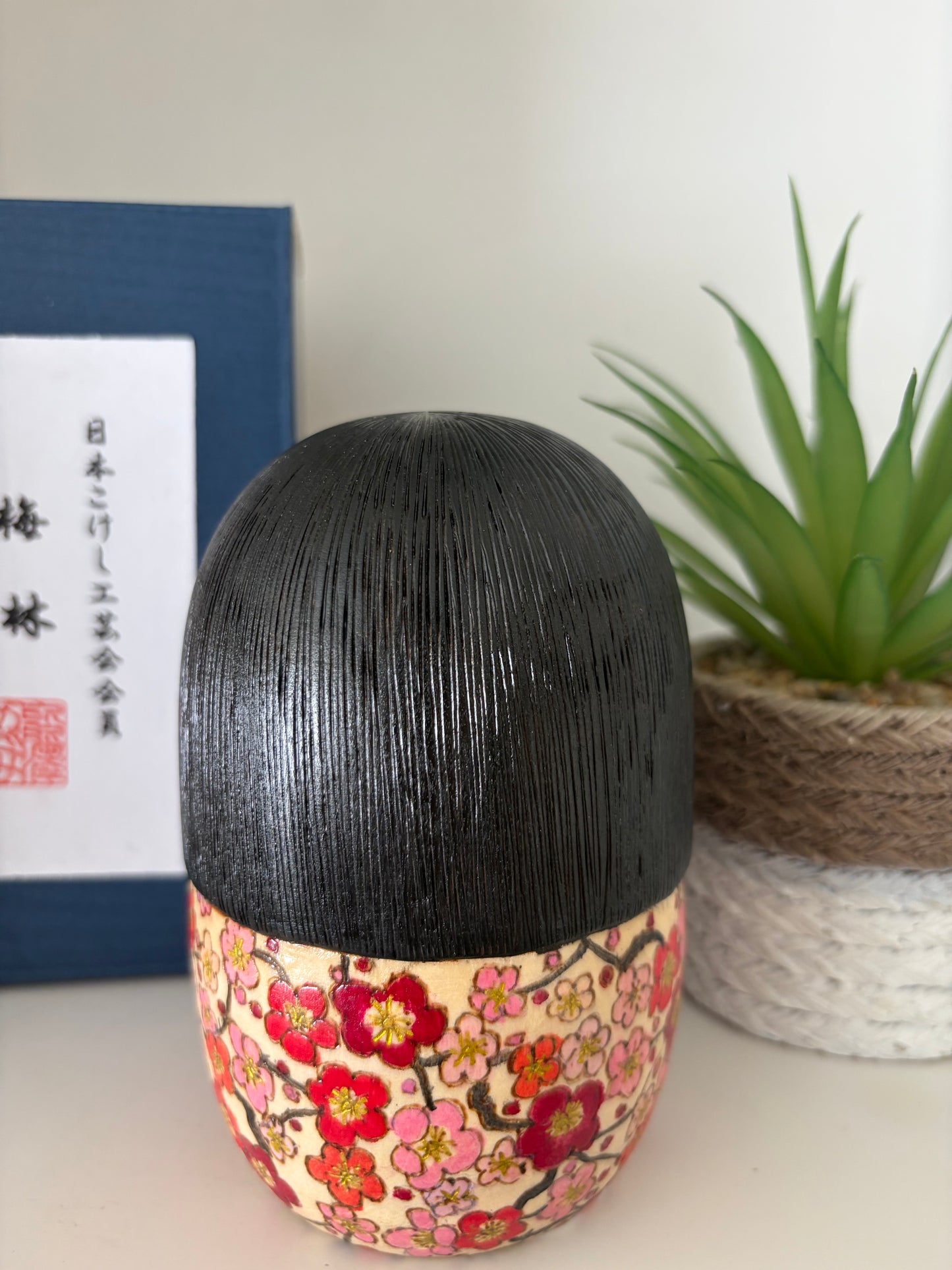 One off a kind Sosaku kokeshi by Megumi Nozawa