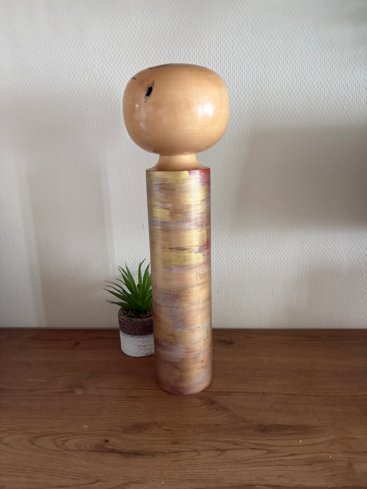 Rare Vintage Creative Kokeshi By  Takahashi Hashime (1918-2002) 44,5cm‼️