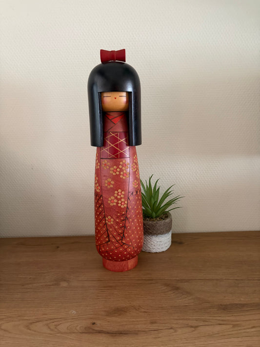 Vintage XL Gumma Kokeshi made by Kazuo Takamizawa (1927-)