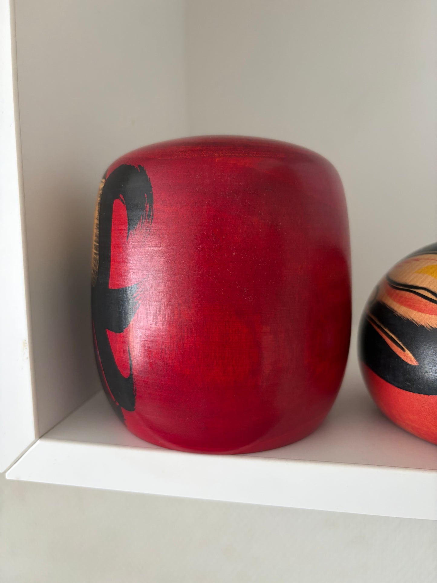 Complete first edition collection of 10 Daruma kokeshi by the Sony Family Club