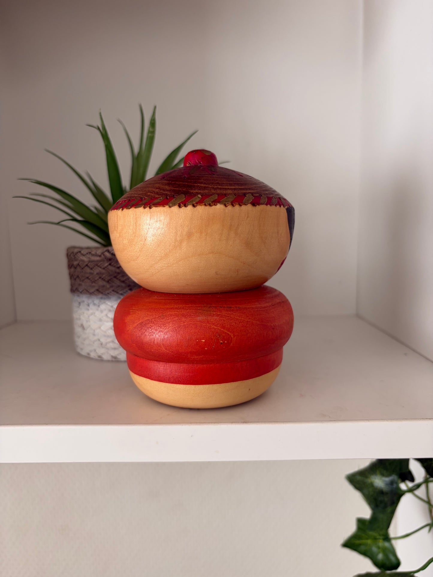 Rare Vintage Creative Kokeshi By Hiroe Fukushima