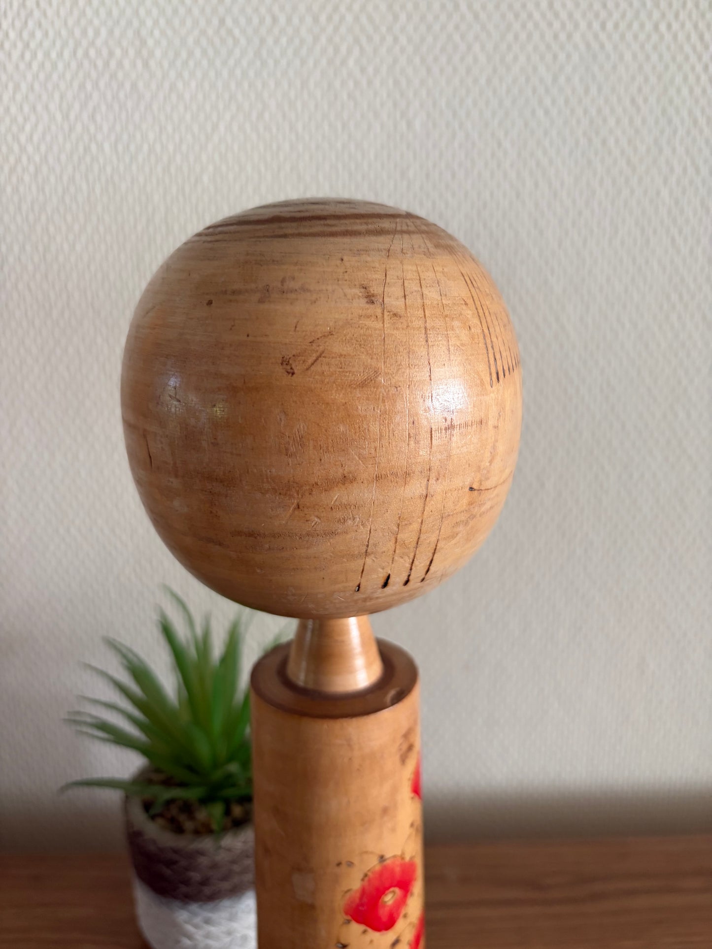 Rare Vintage Creative Kokeshi By Kano Chiyomatsu (1935-)
