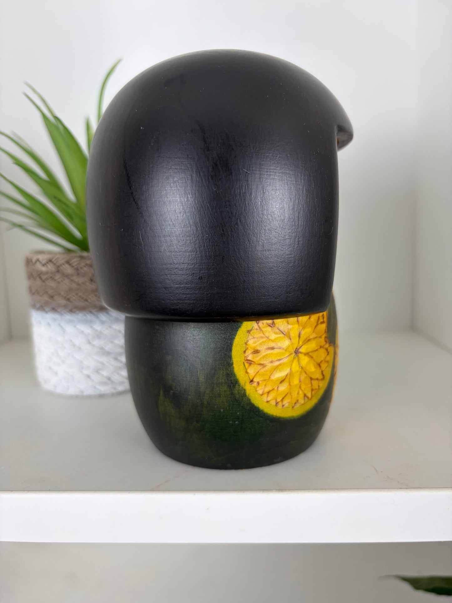 Vintage Sosaku kokeshi by Kato Tatsuo (1940-)