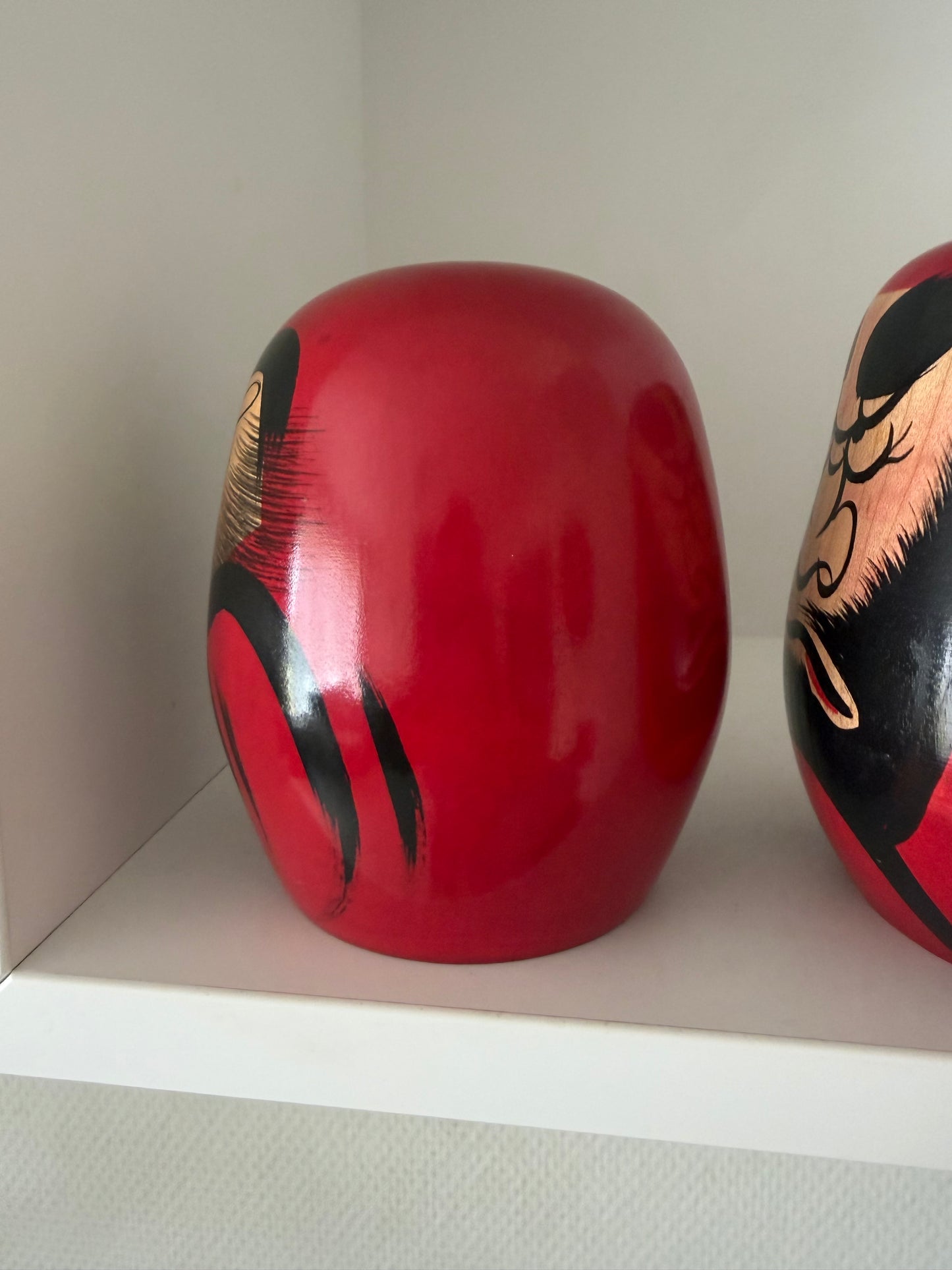 Complete first edition collection of 10 Daruma kokeshi by the Sony Family Club