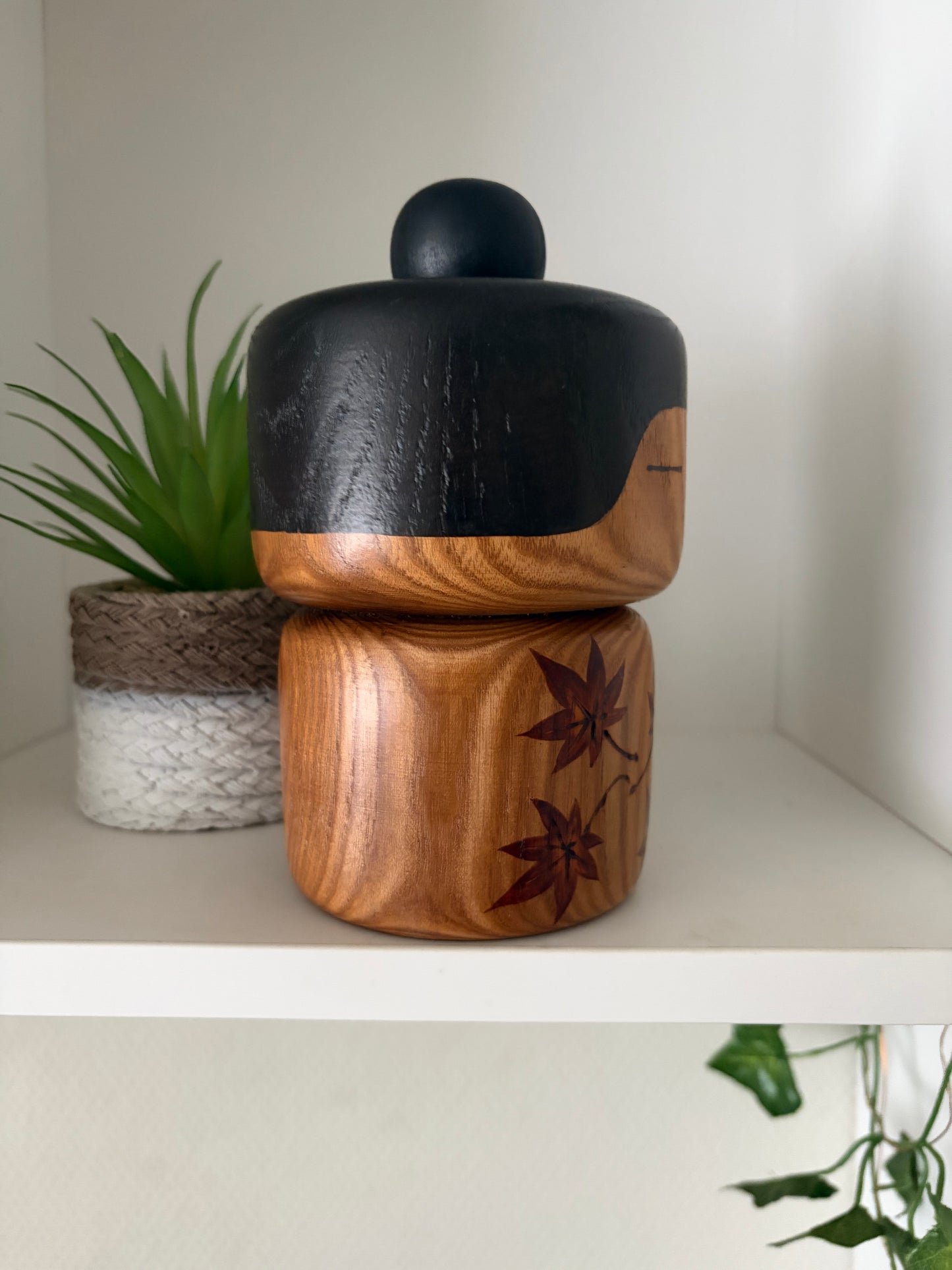 Vintage Gumma Kokeshi By Kazuo Takamizawa (1927-)