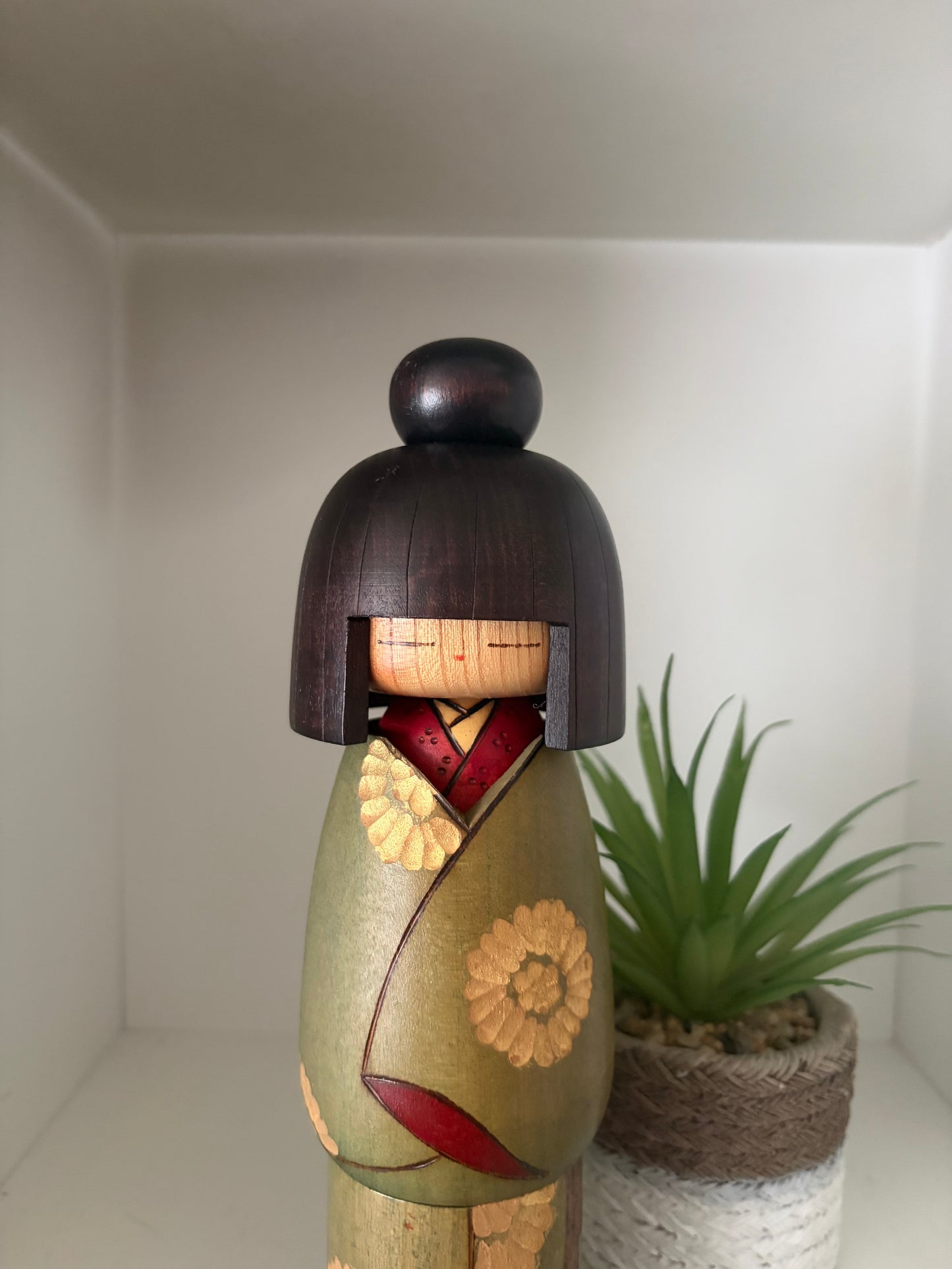 Vintage Gumma Kokeshi By Kazuo Takamizawa (1927-)