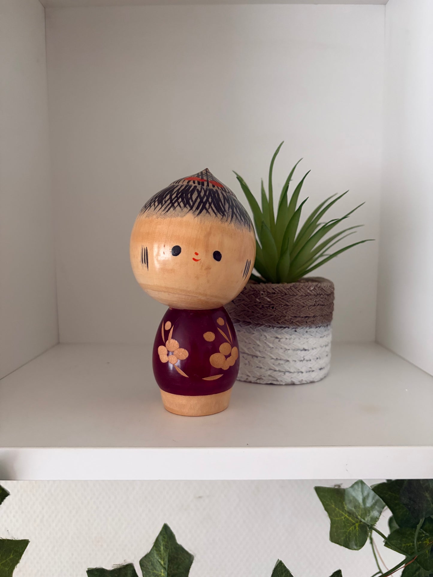 Rare vintage Sosaku kokeshi by Yuji Kawase (1938-)