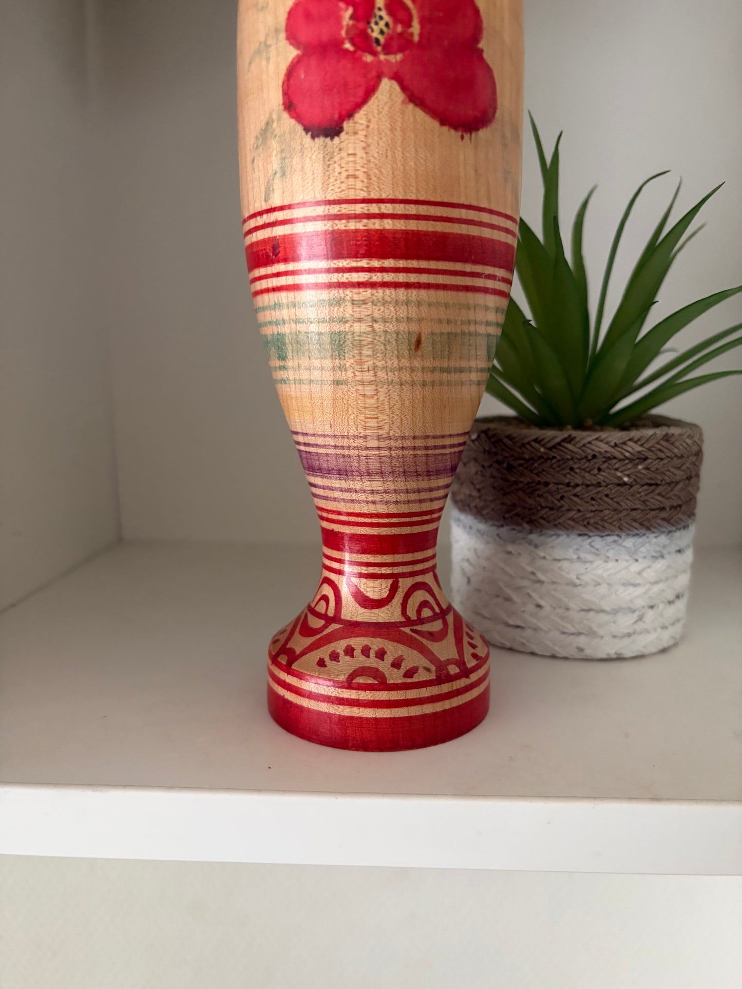 Vintage Tsugaro Kokeshi by Okuse Tetsunori (1940-1992)