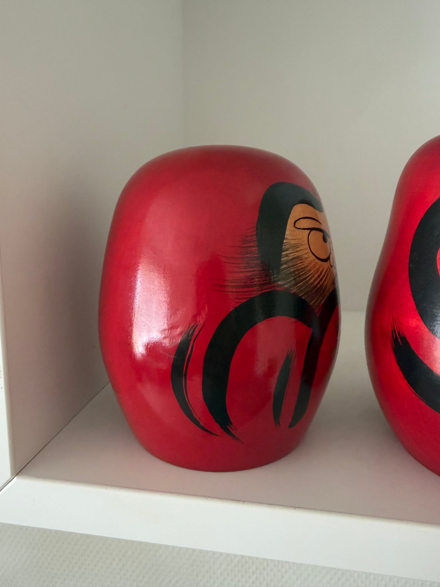 Complete first edition collection of 10 Daruma kokeshi by the Sony Family Club