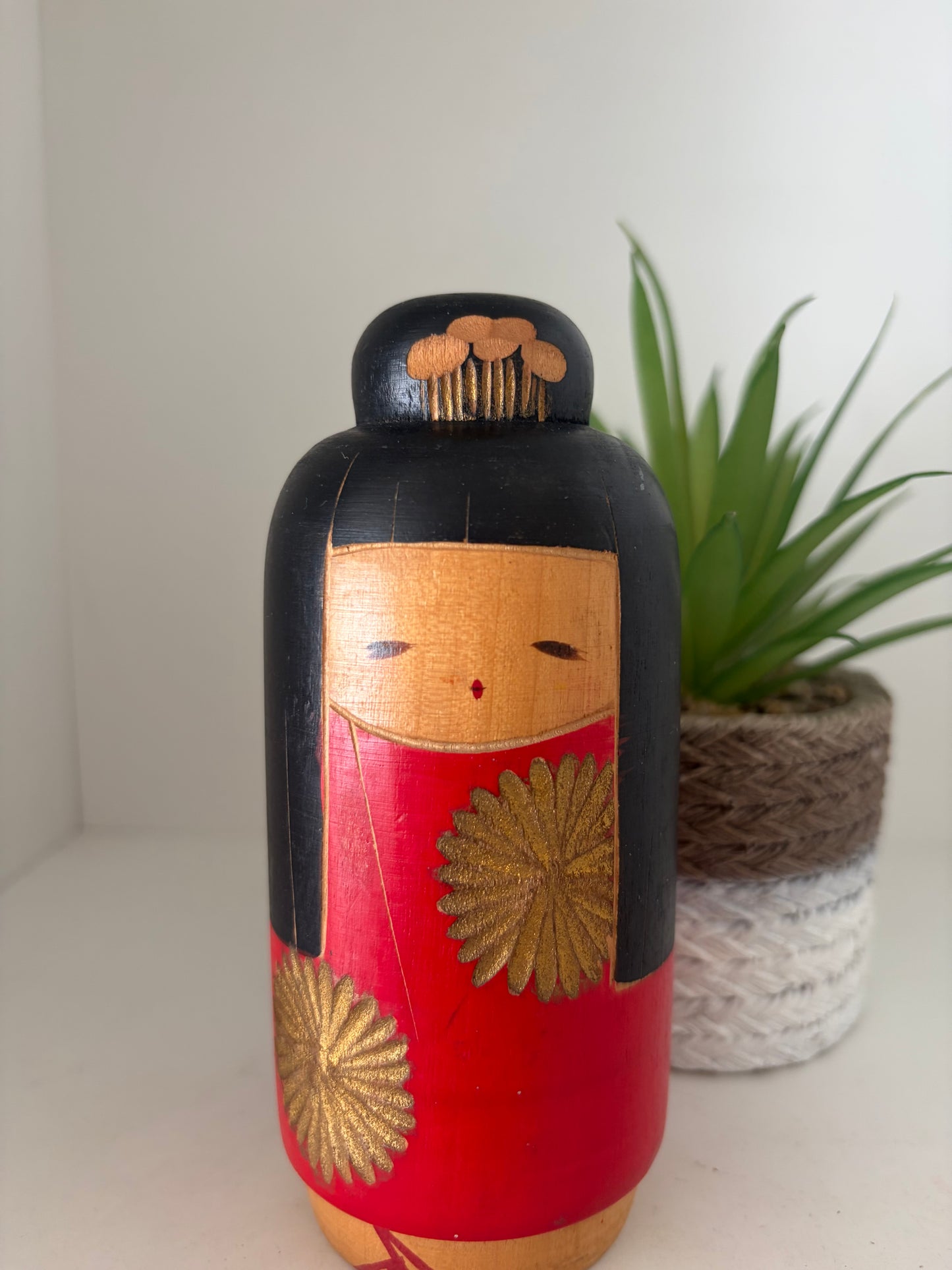 Rare Vintage Creative Kokeshi By Hiroe Fukushima