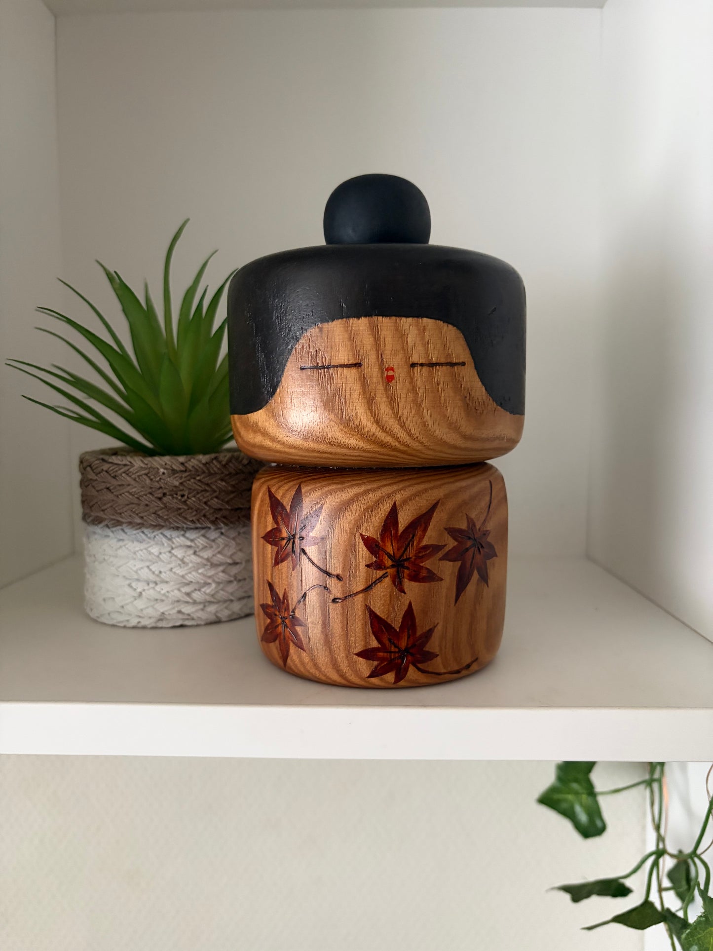 Vintage Gumma Kokeshi By Kazuo Takamizawa (1927-)