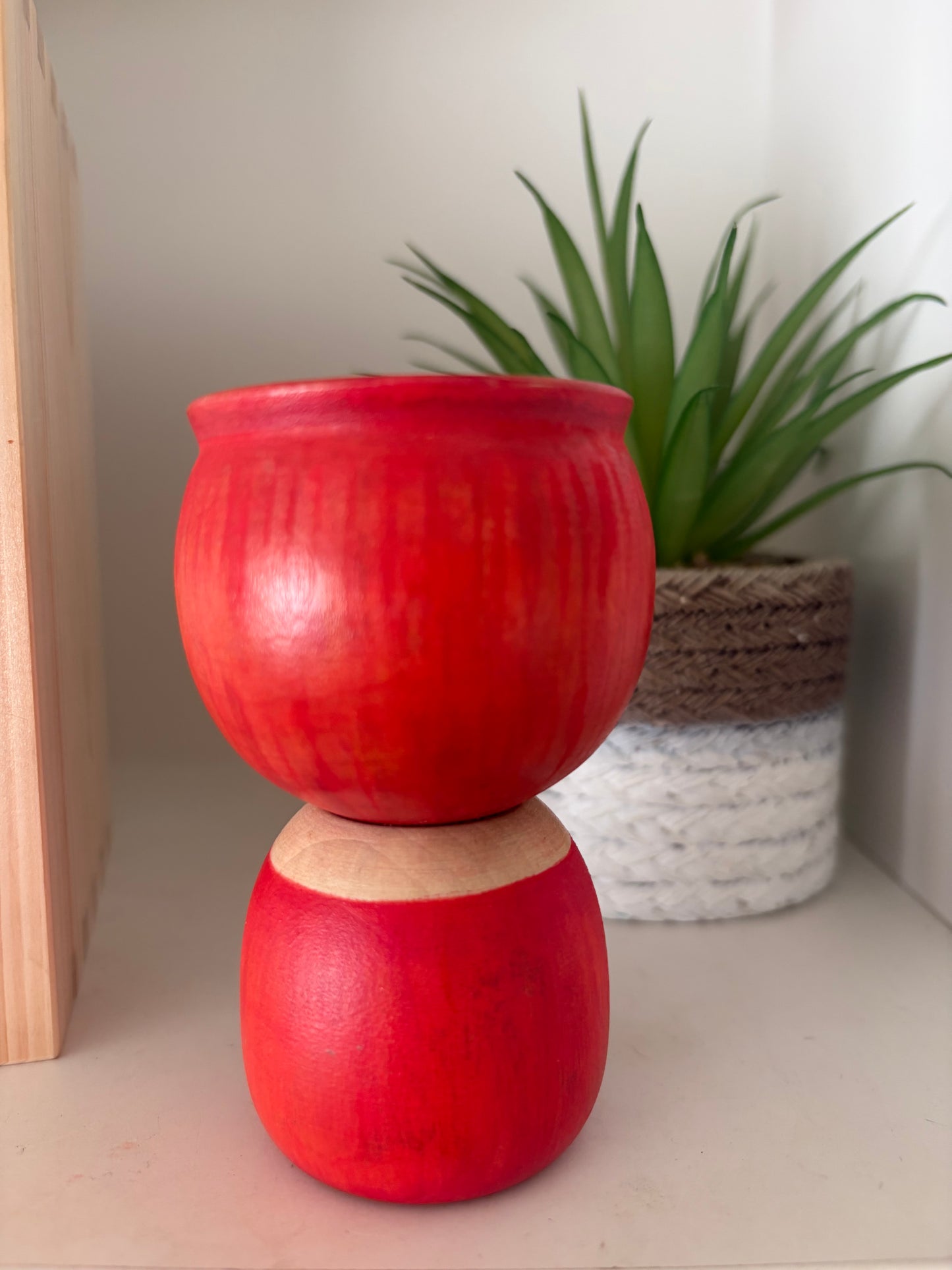 Exclusive One off a kind kokeshi by Nagisa Hirano!