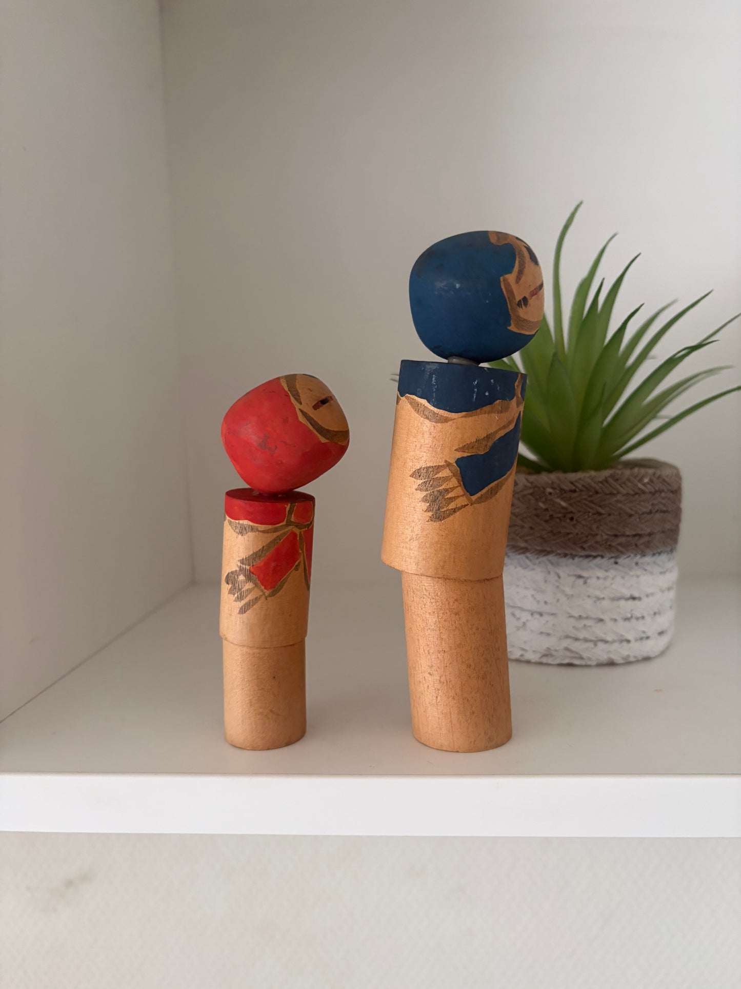 Vintage Mother and Child kokeshi by Kiyohara Takao