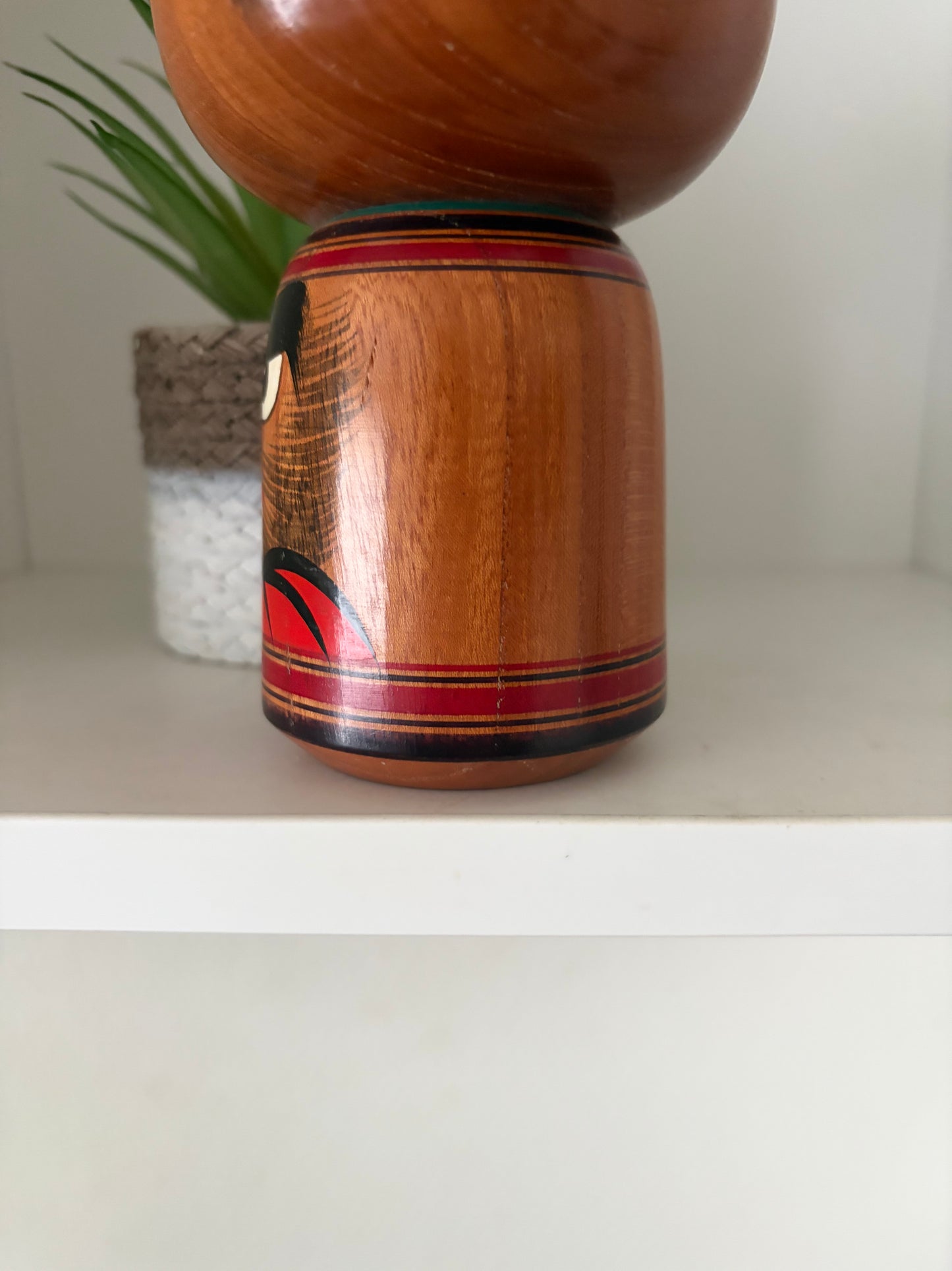 Vintage traditional kokeshi with Daruma