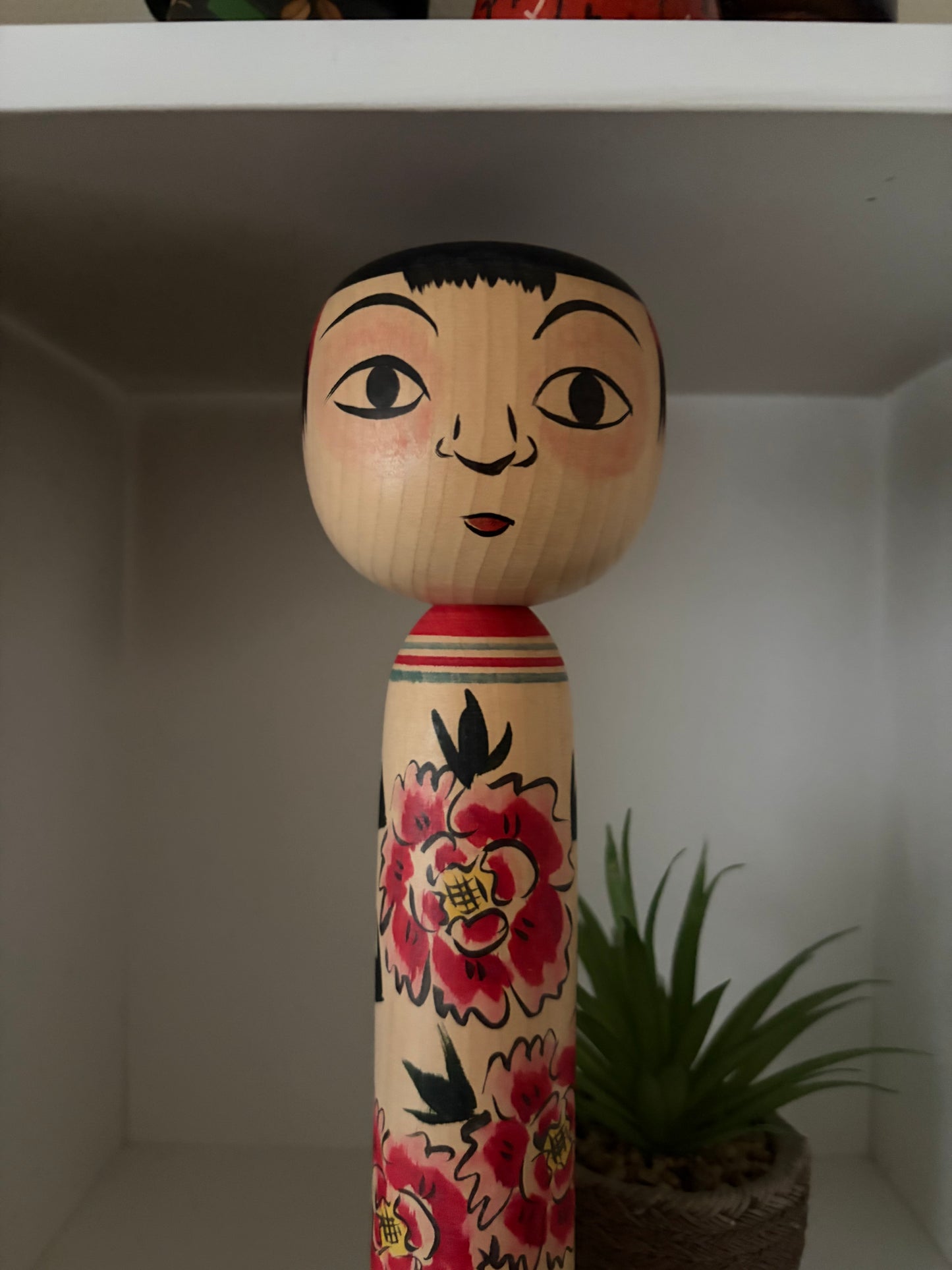 Rare Nakanosawa kokeshi by Honda Hiroshi（1934～2011）