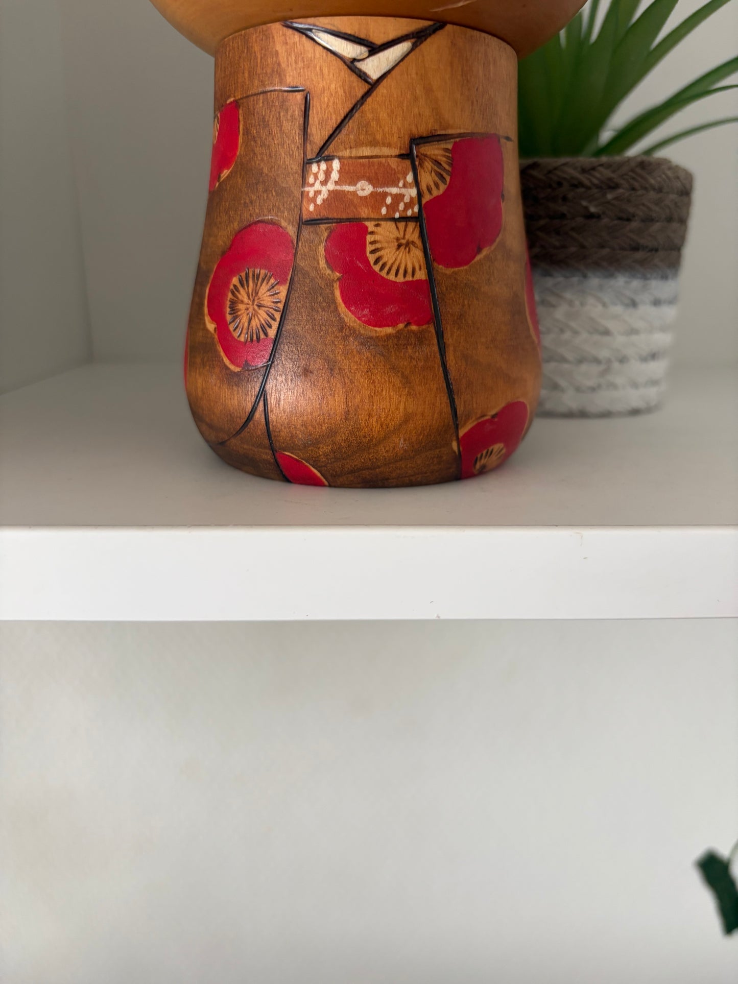 Rare vintage Sosaku kokeshi by Toa Sekiguchi (1942-)