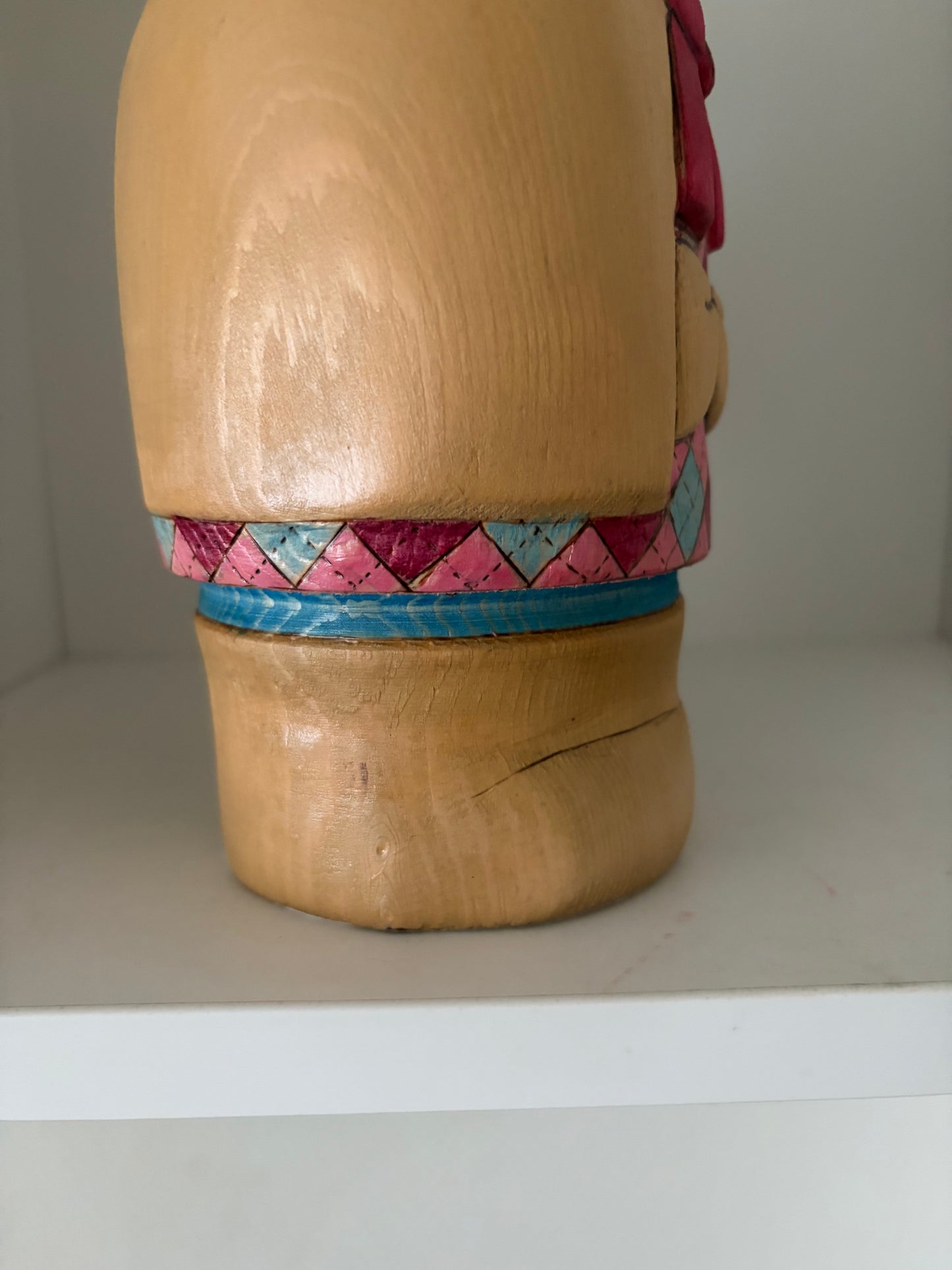 Modern Sosaku kokeshi by Yuko Yamazaki is part of her Easter Series - With box