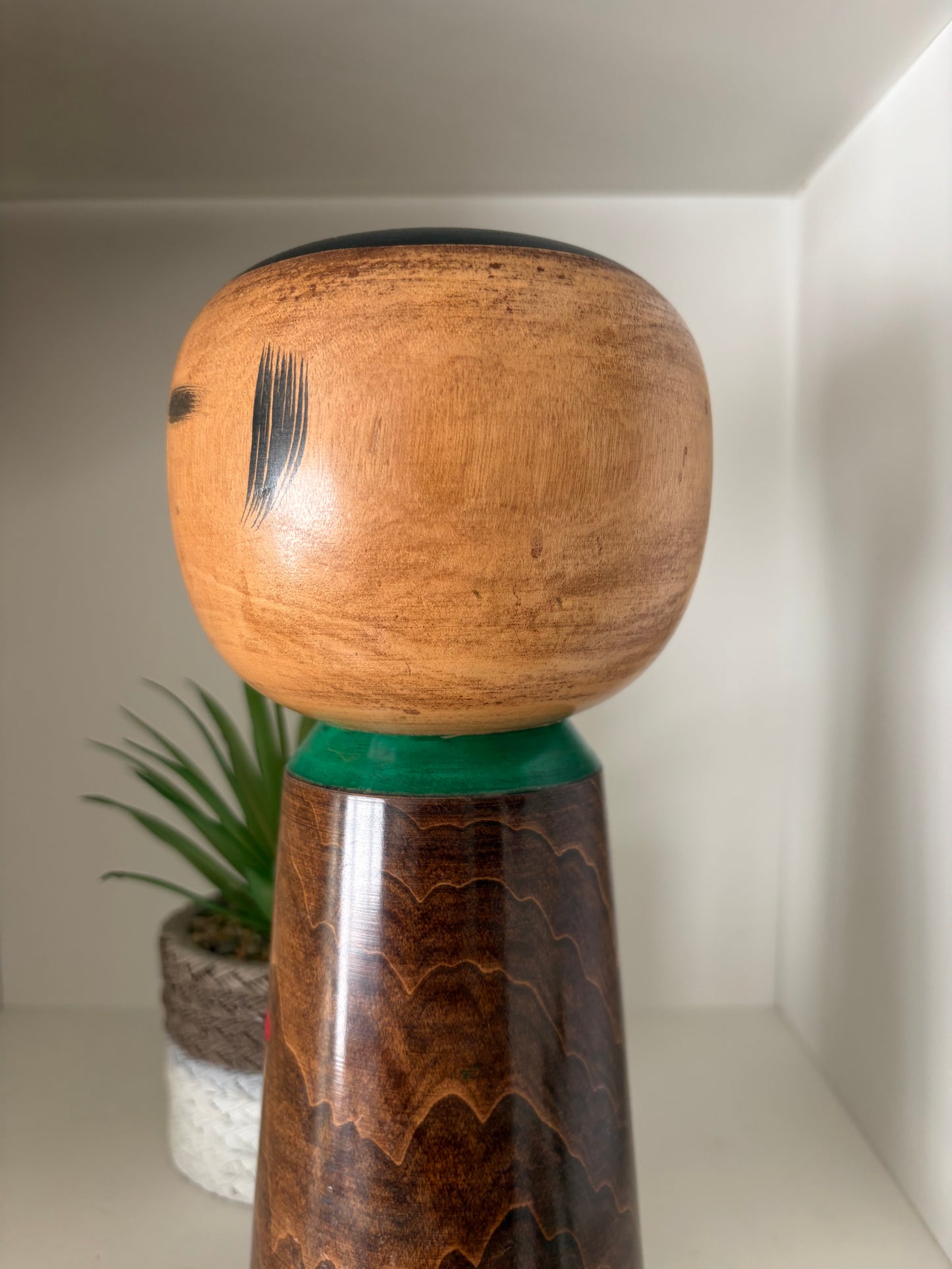 Rare Sosaku Kokeshi By Akinori Takahashi (1957-) - TSUBAKINOKO