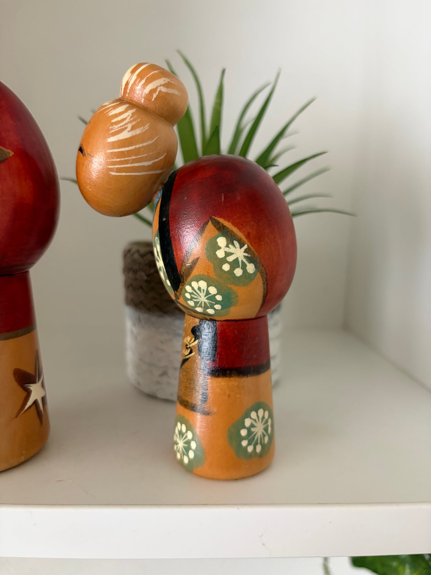 Vintage set creative kokeshi by Hajime Miyashita (1940-)