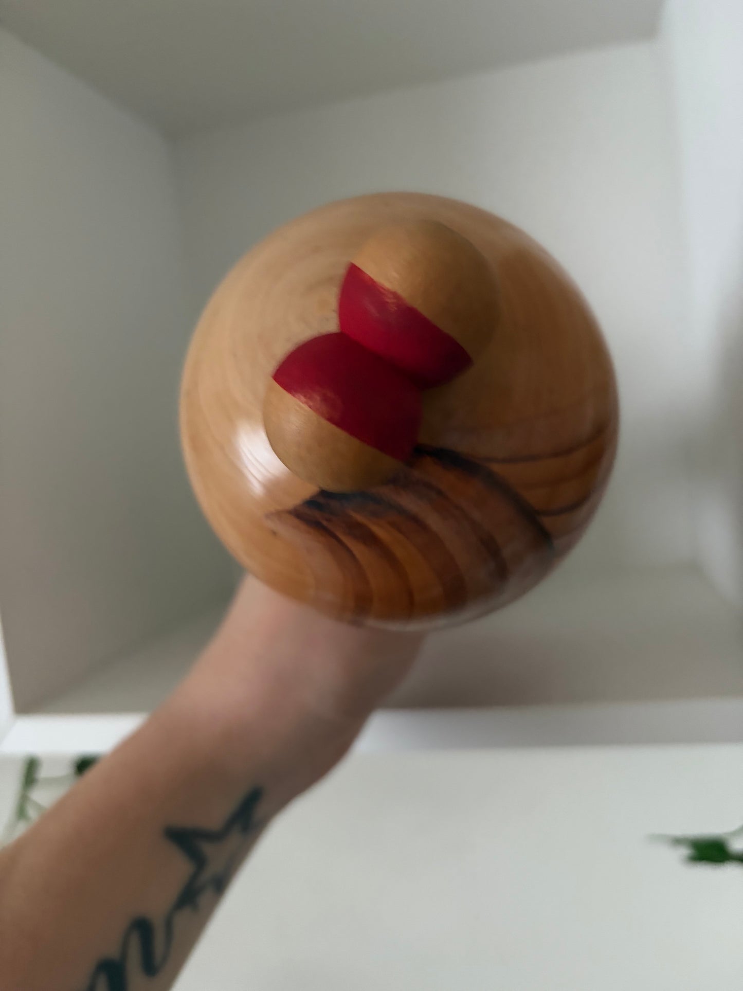 vintage sosaku kokeshi by Kazuo Takamizawa (1927-).