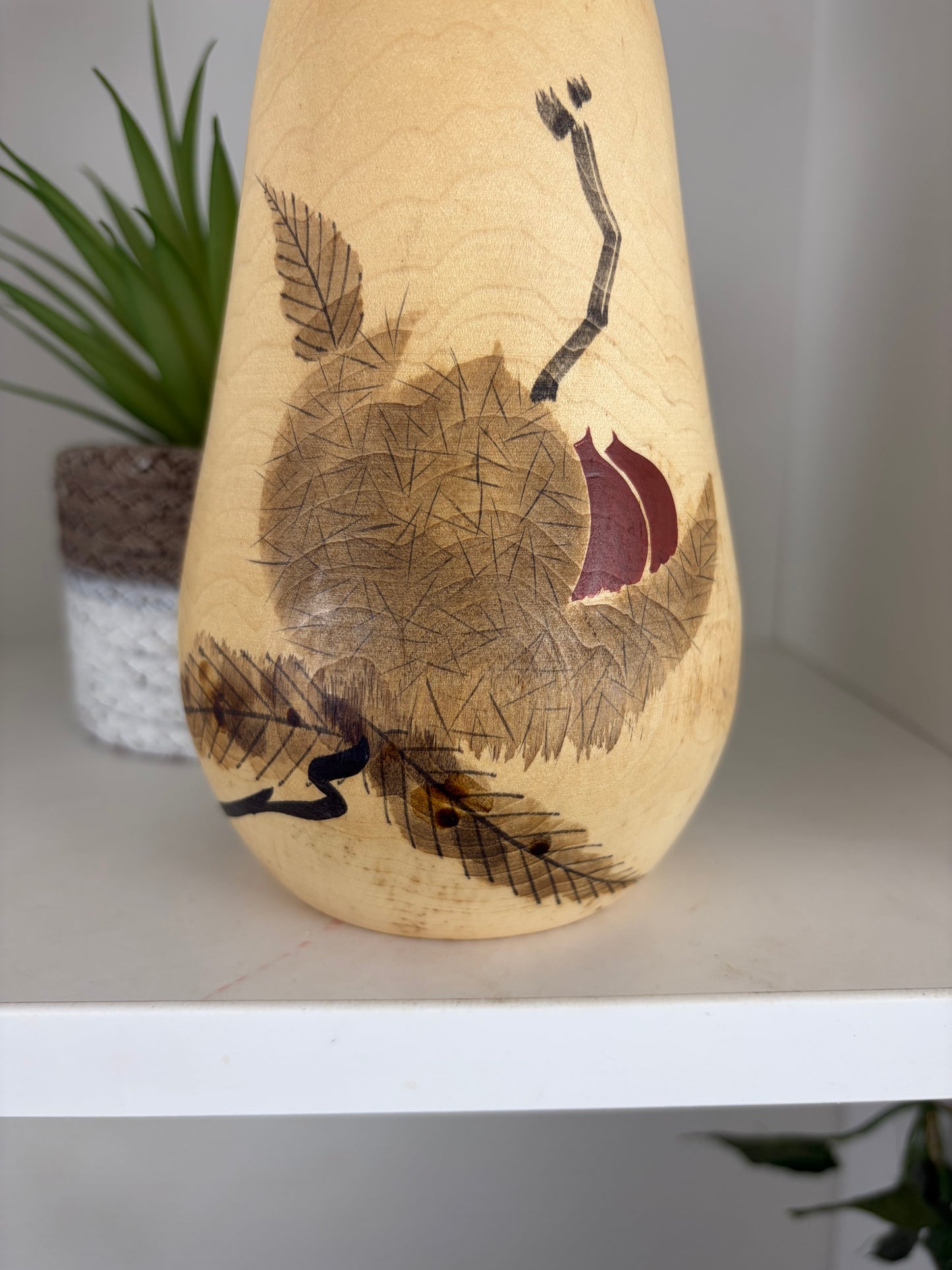Vintage Sosaku kokeshi by Masao Watanabe (1917-2007)