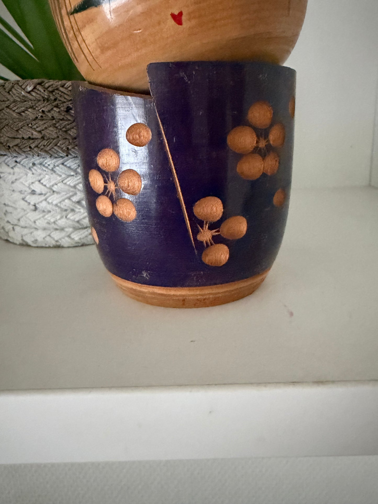 Vintage Sosaku kokeshi by Sato Suigai (1920-)