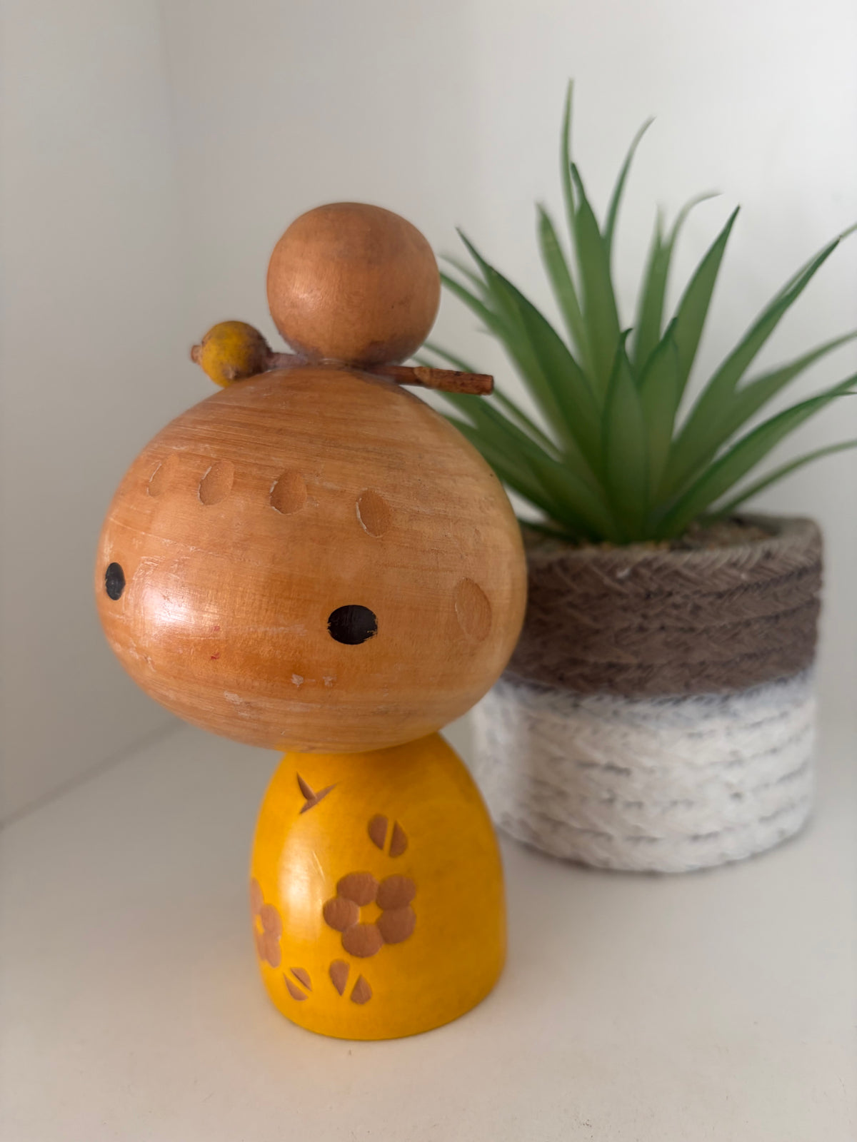 Rare Vintage Creative Kokeshi by Kano Chiyomatsu (1935-)