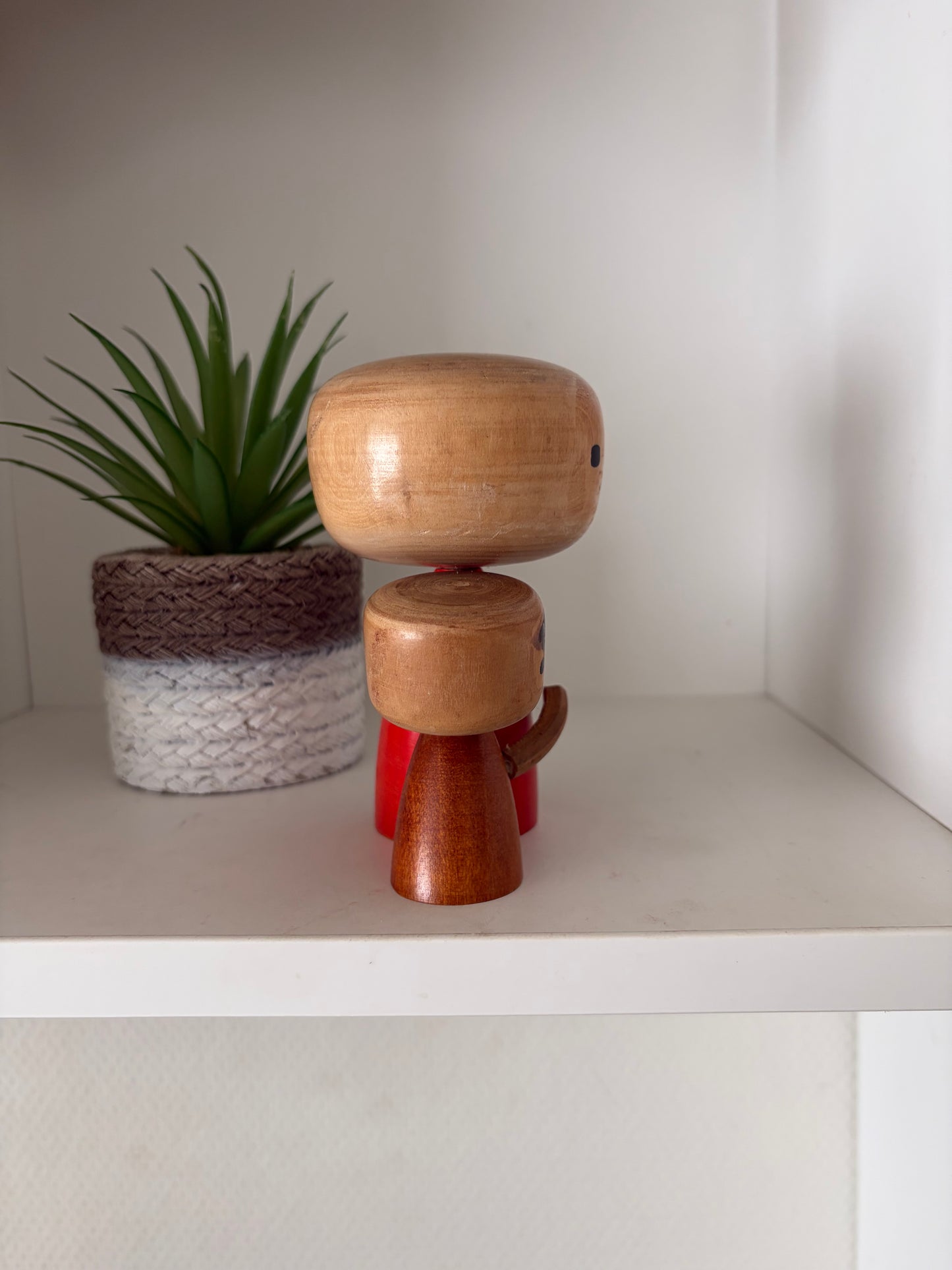 Exclusive Rare Vintage Creative Kokeshi by renowned artisan Ikuyoshi Yokozuka - Mother and child