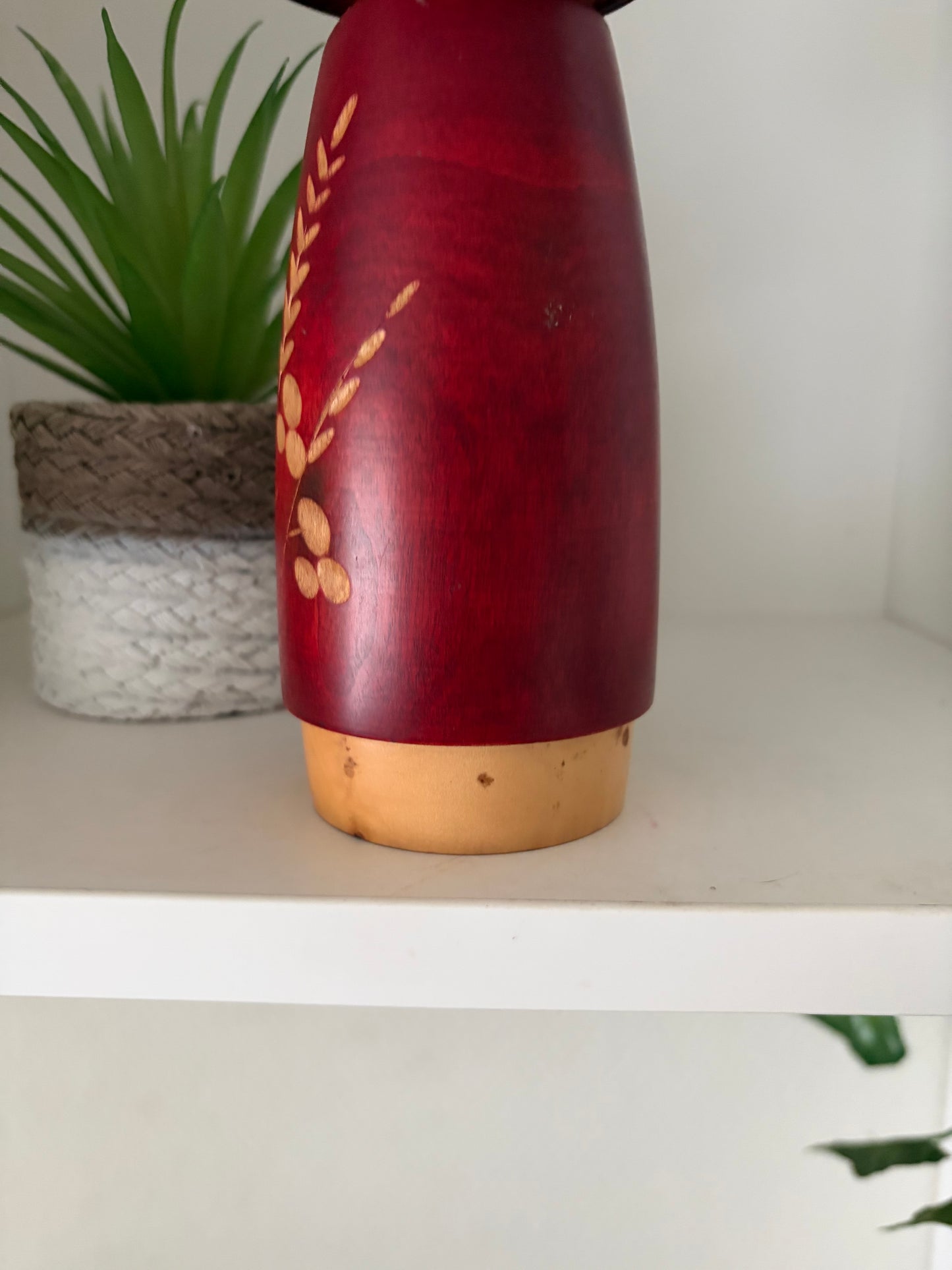 Vintage Sosaku kokeshi by Fujikawa Masae (1942-2015)