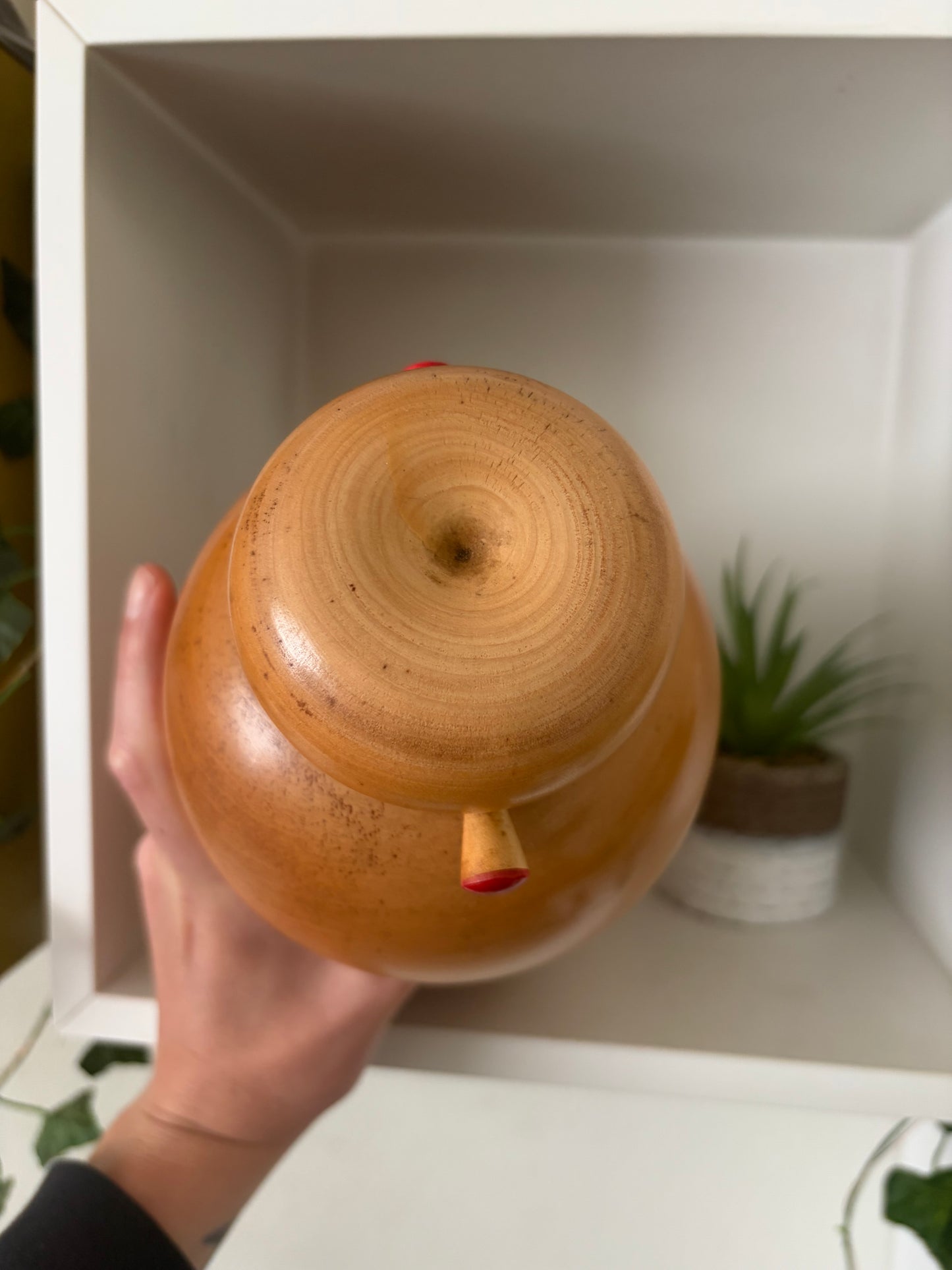 Big chunky vintage Sosaku kokeshi by Sato Kouson