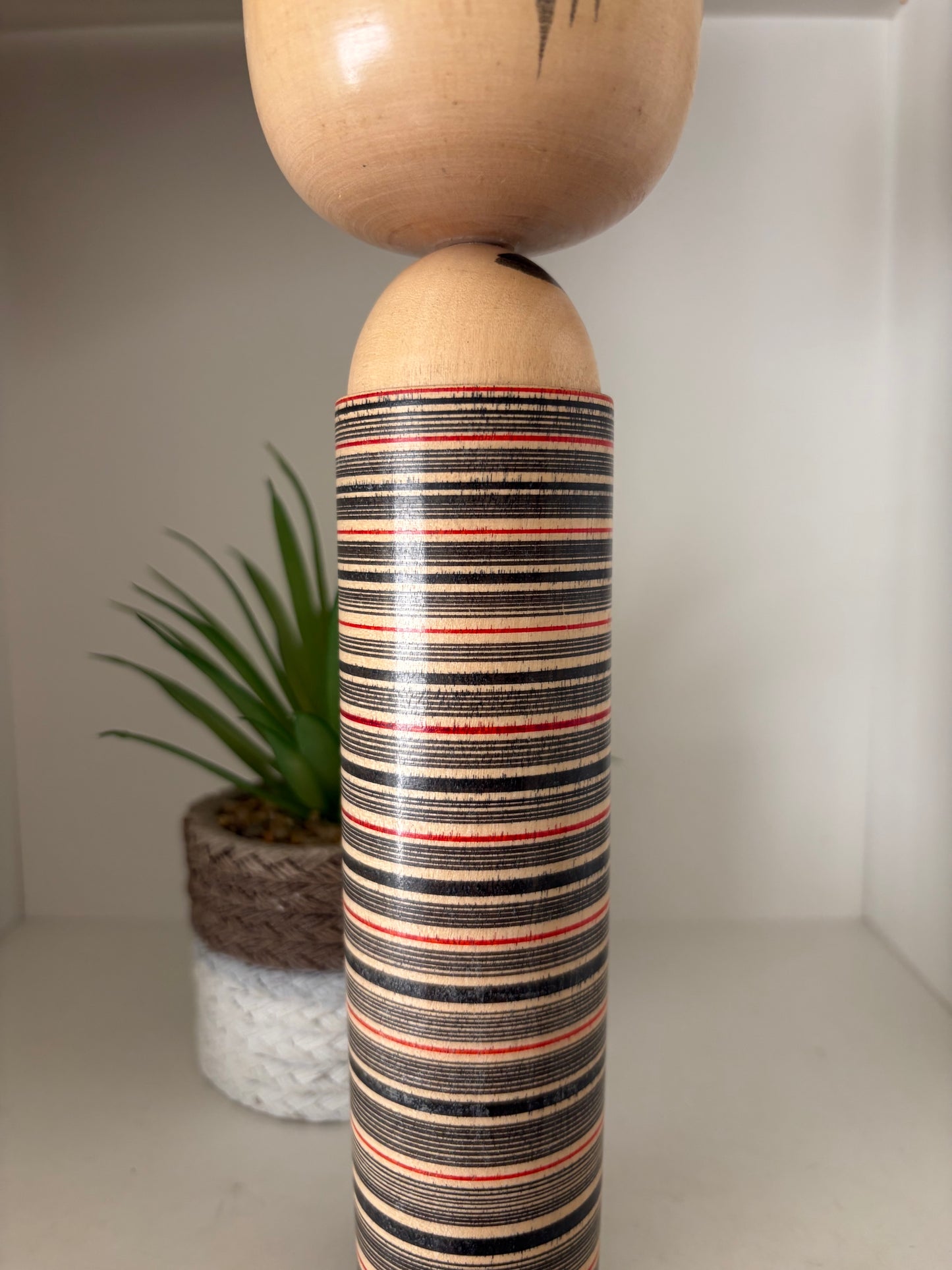 Rare Vintage Creative Kokeshi By Kahei Katase (1922-2015)