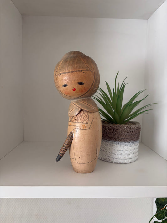 Rare vintage Sosaku kokeshi by Imai Tamamizu