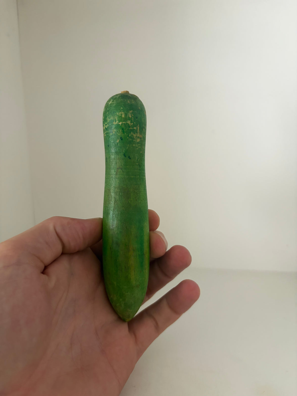 Rare vintage mix of vegetables kokeshi by Hiroe Fukushima