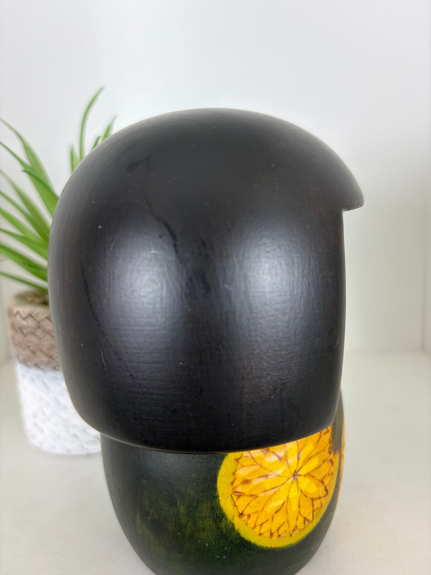 Vintage Sosaku kokeshi by Kato Tatsuo (1940-)