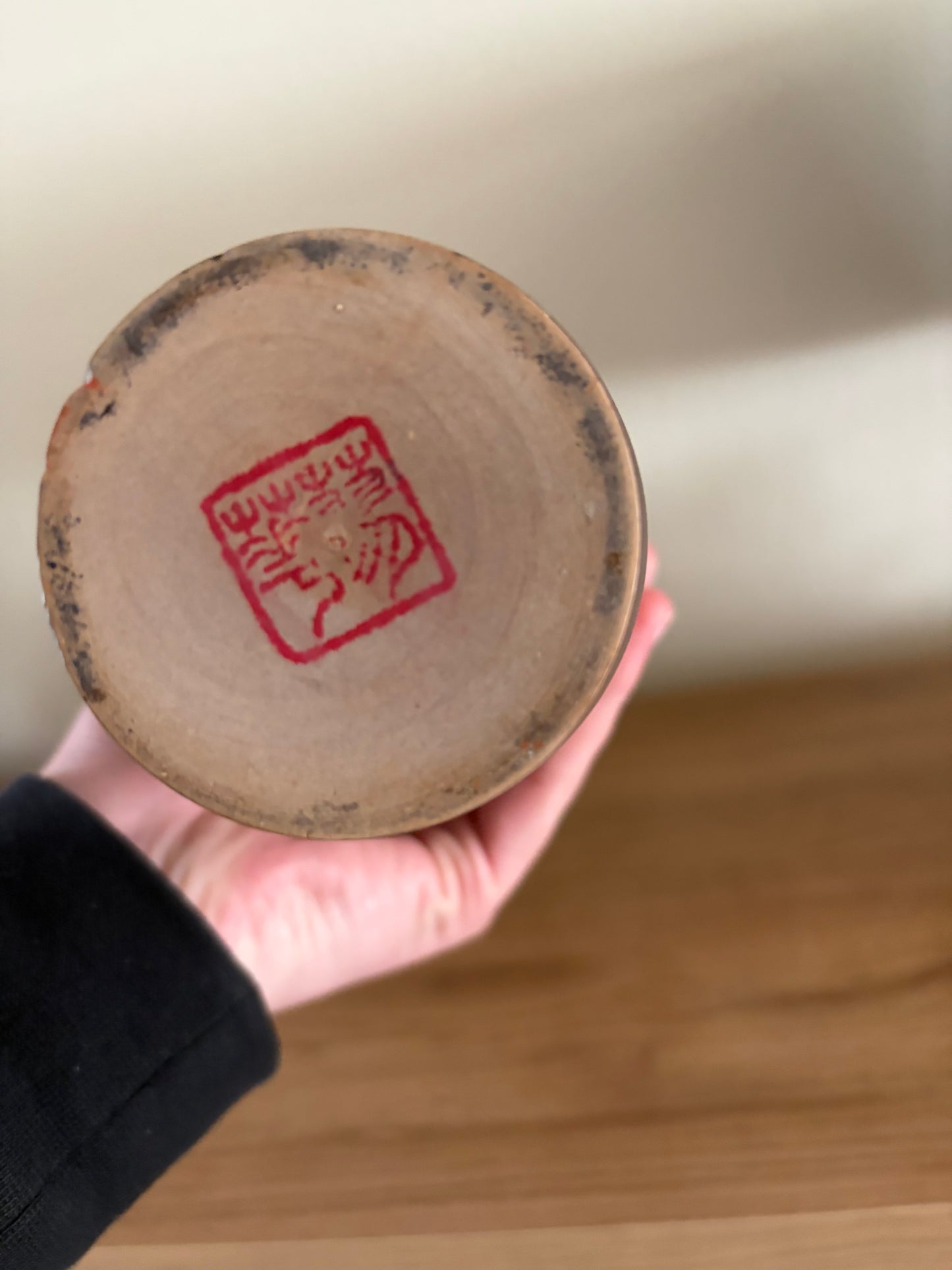 Exclusive vintage Sosaku kokeshi by Aoki Ryoka (1931-)